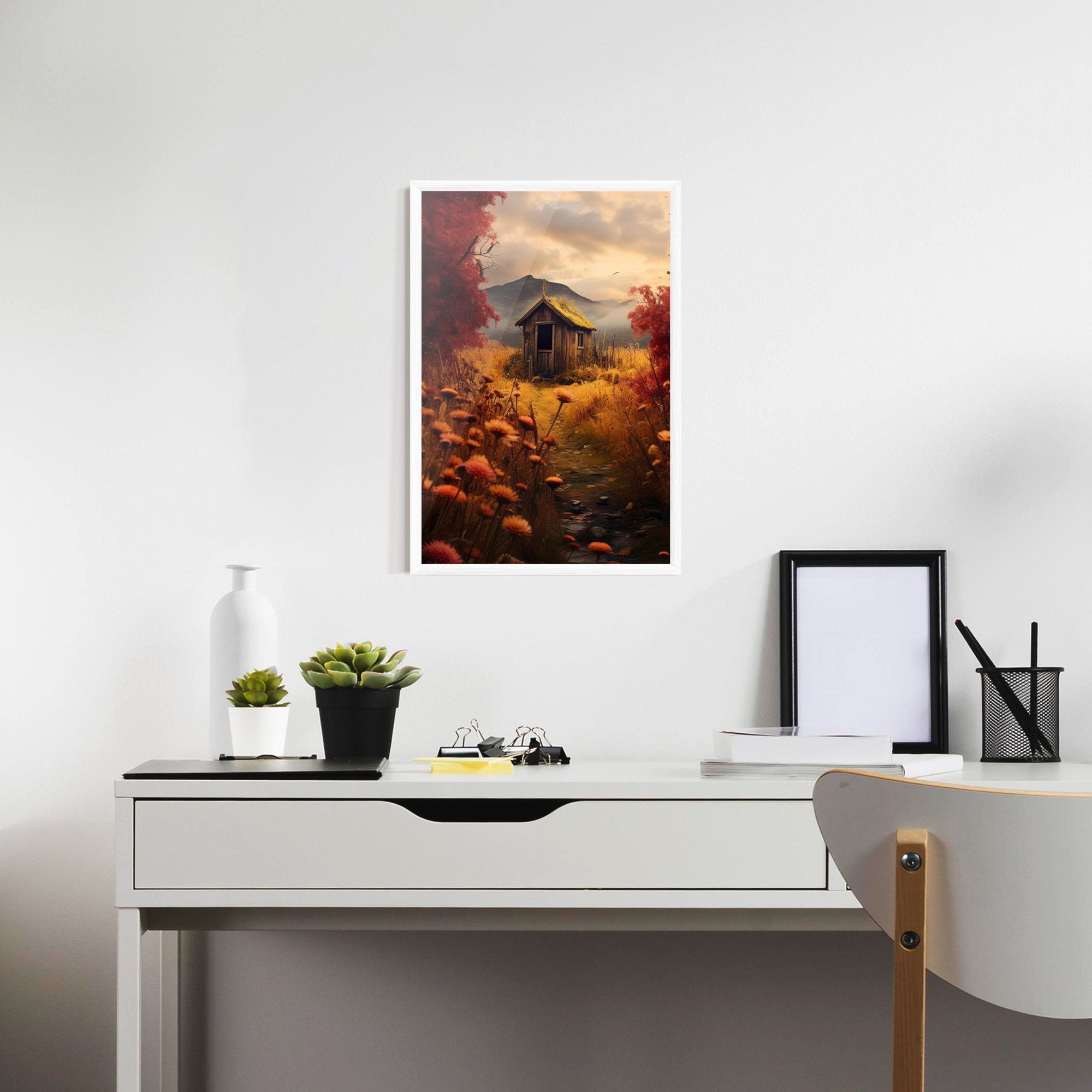 Small Cabin Field mockup 7