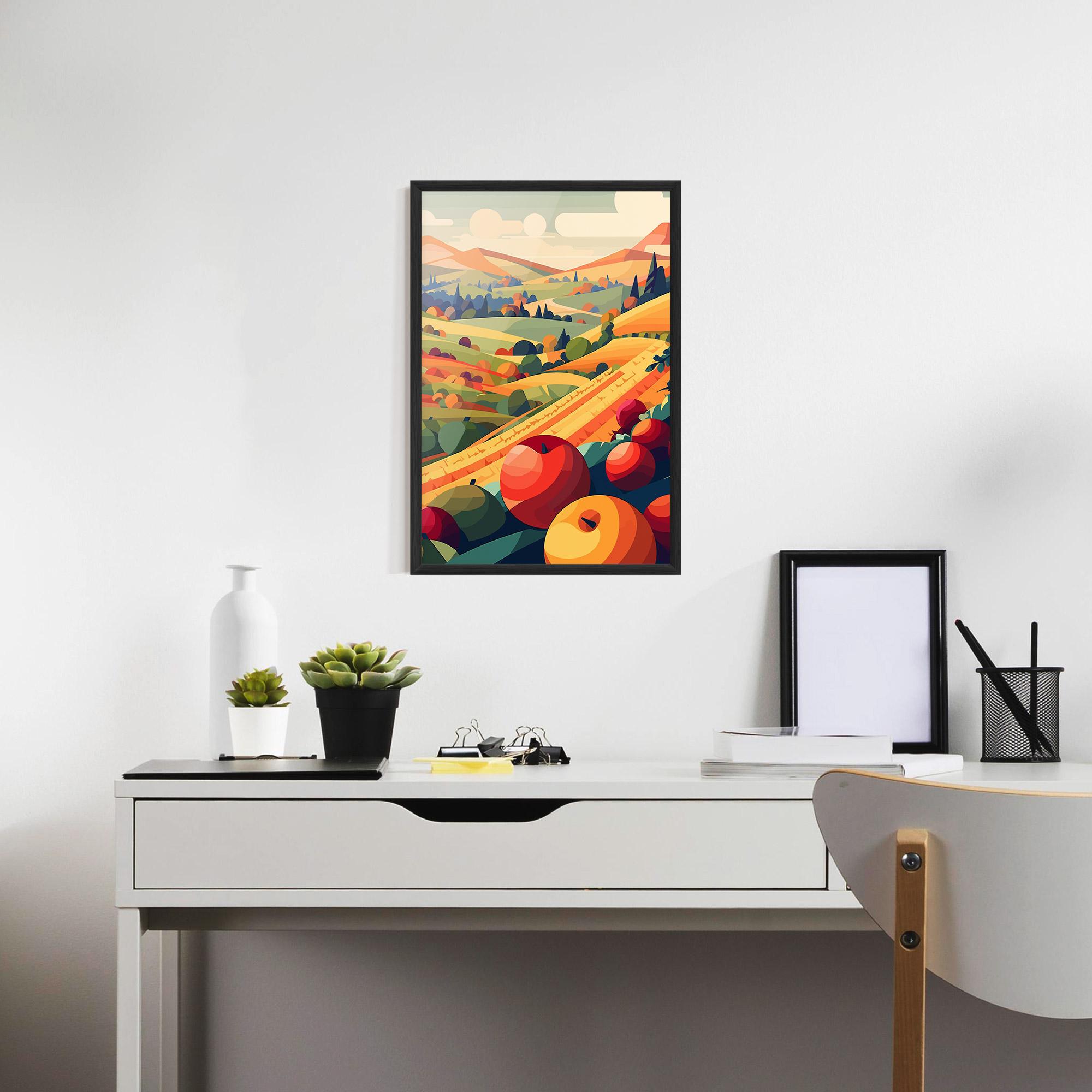 Poster Înrămat Autumn Rural Fruits mockup 7