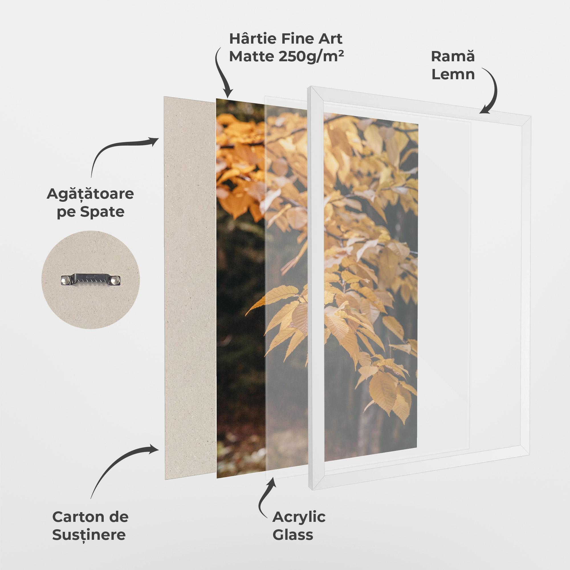 Poster Înrămat Autumn Nature mockup 1