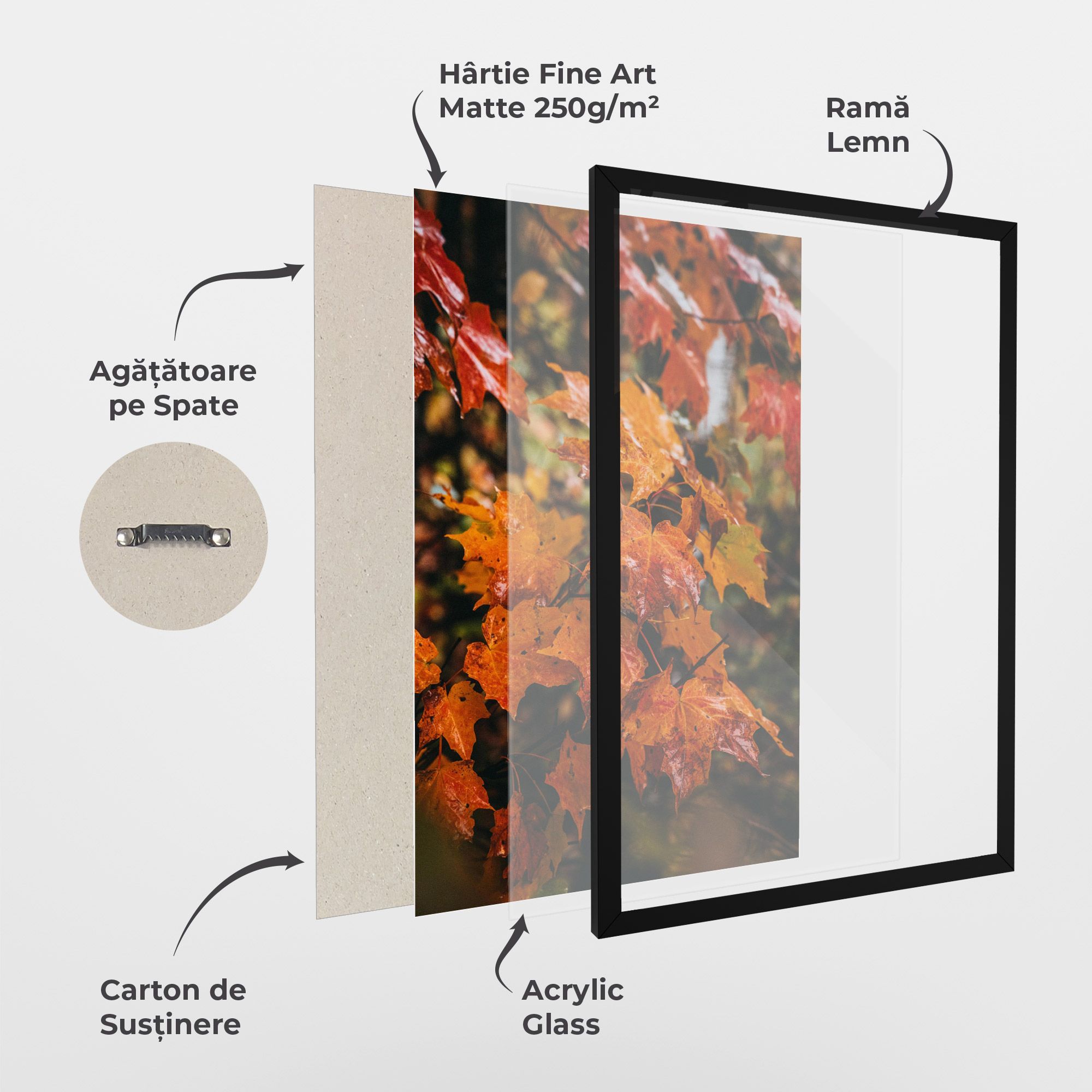 Orange Autumn Leaves mockup 1