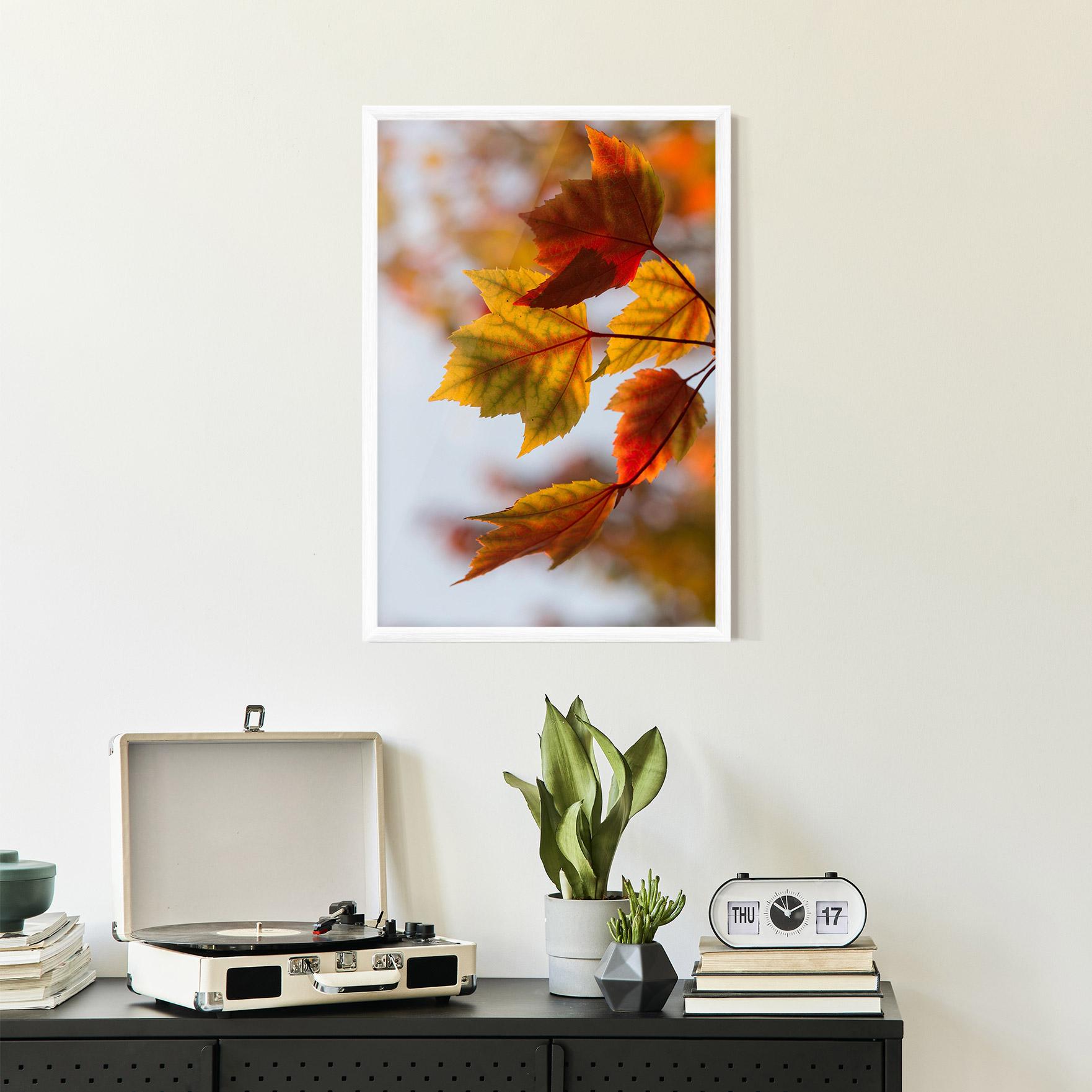 Poster Înrămat Red Yellow Autumn mockup 2