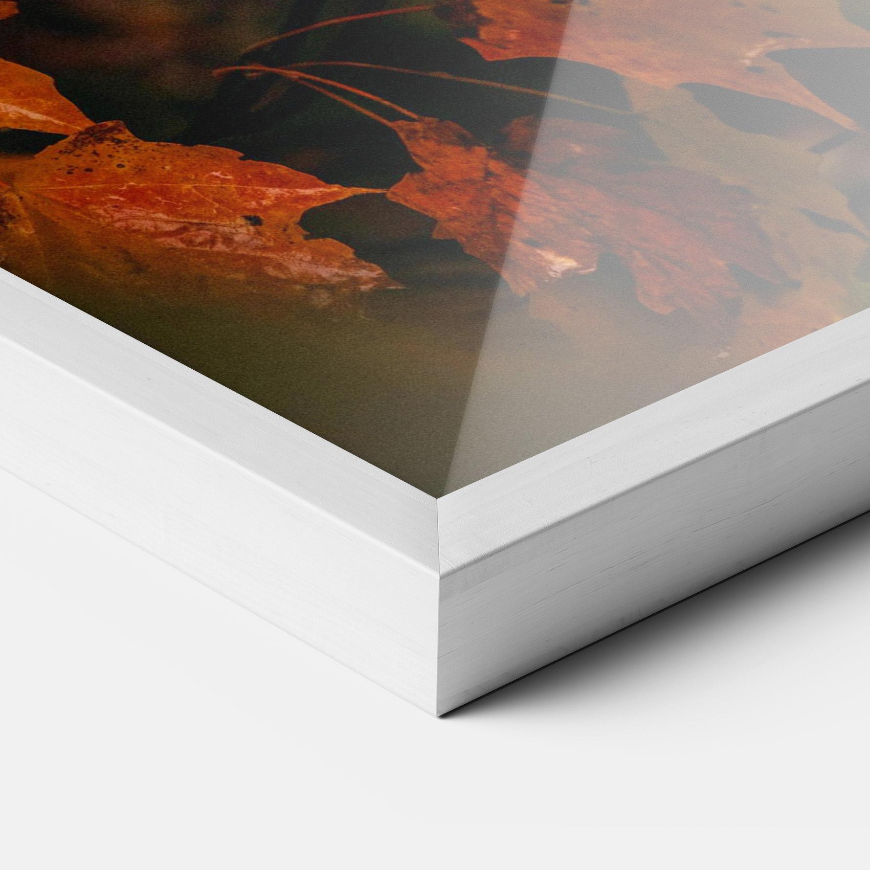 Poster Înrămat Orange Autumn Leaves mockup 3