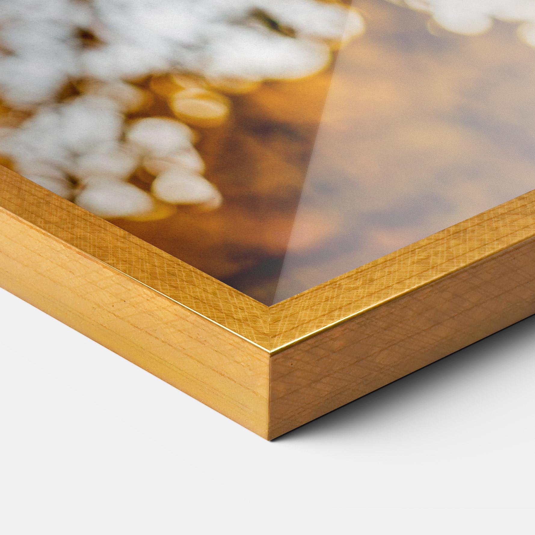 Poster Înrămat Strong Yellow Leaves mockup 3