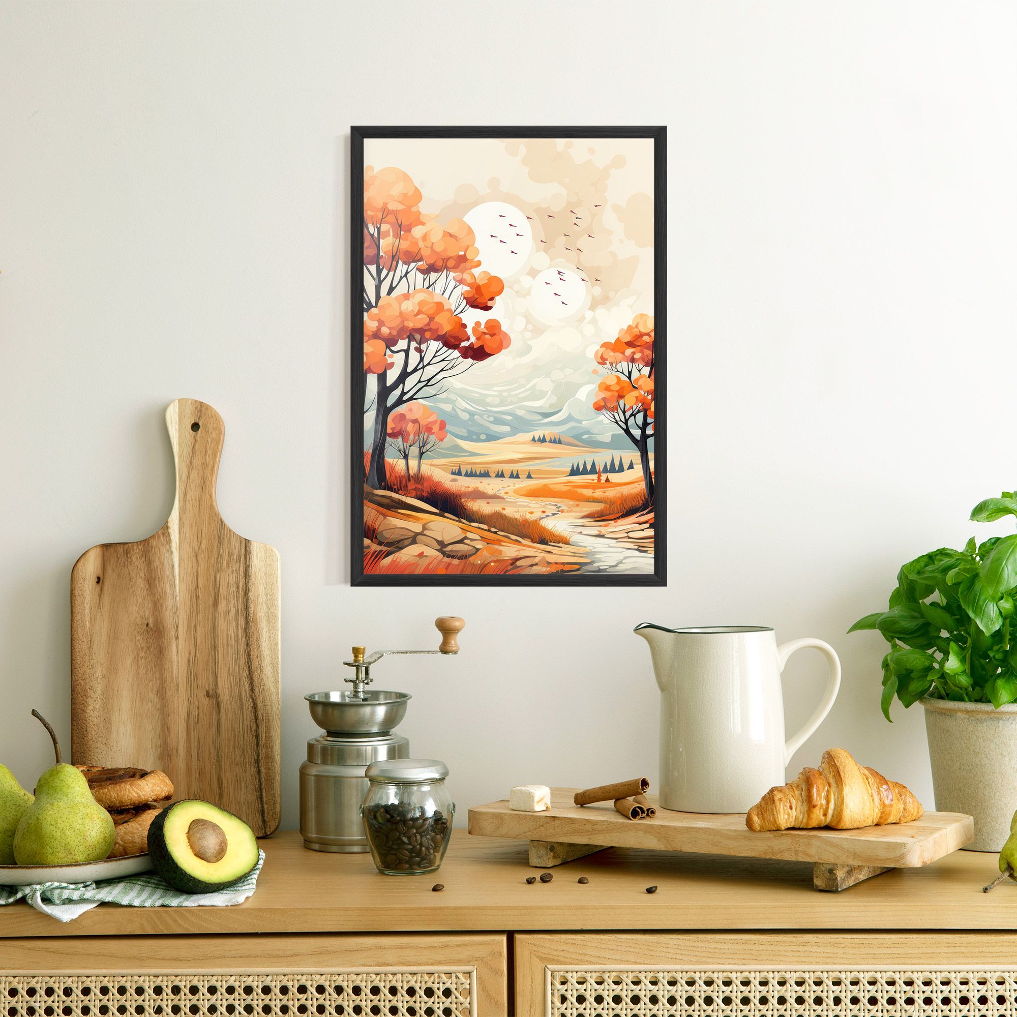 Autumn Tree Painting mockup 8