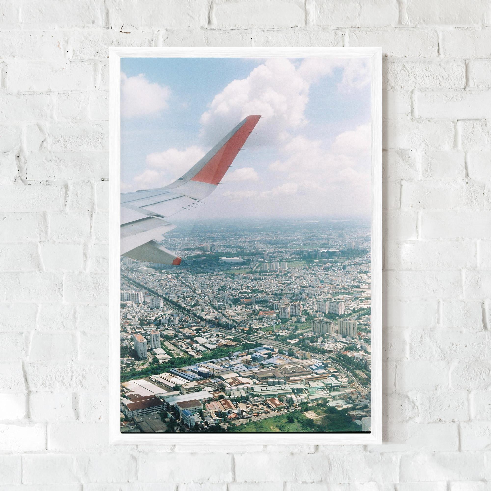 Poster Înrămat Airplane View mockup 0