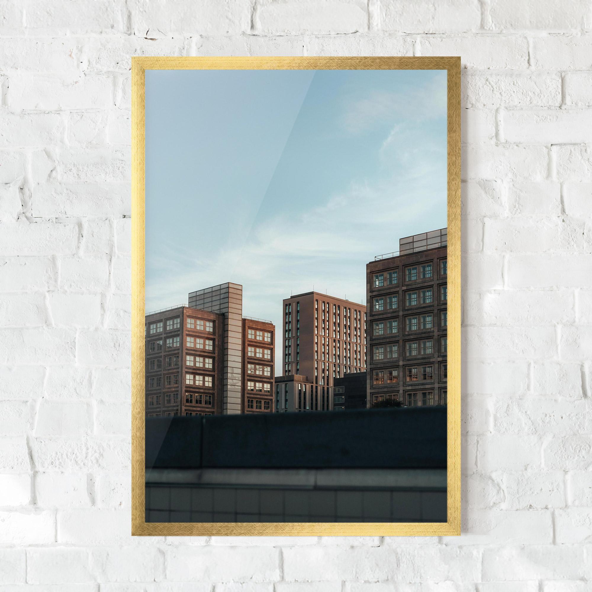 Poster Înrămat Daylight Building mockup 0