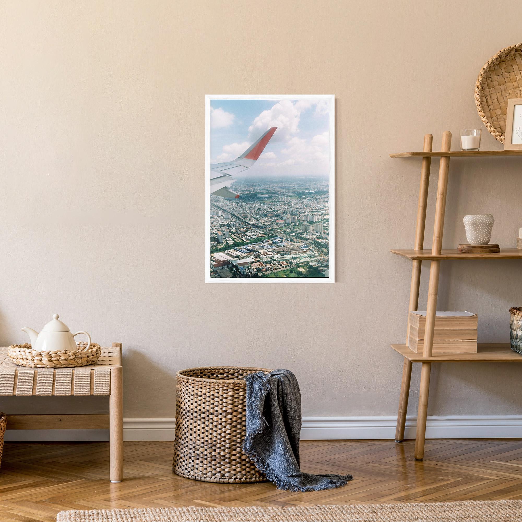 Poster Înrămat Airplane View mockup 9