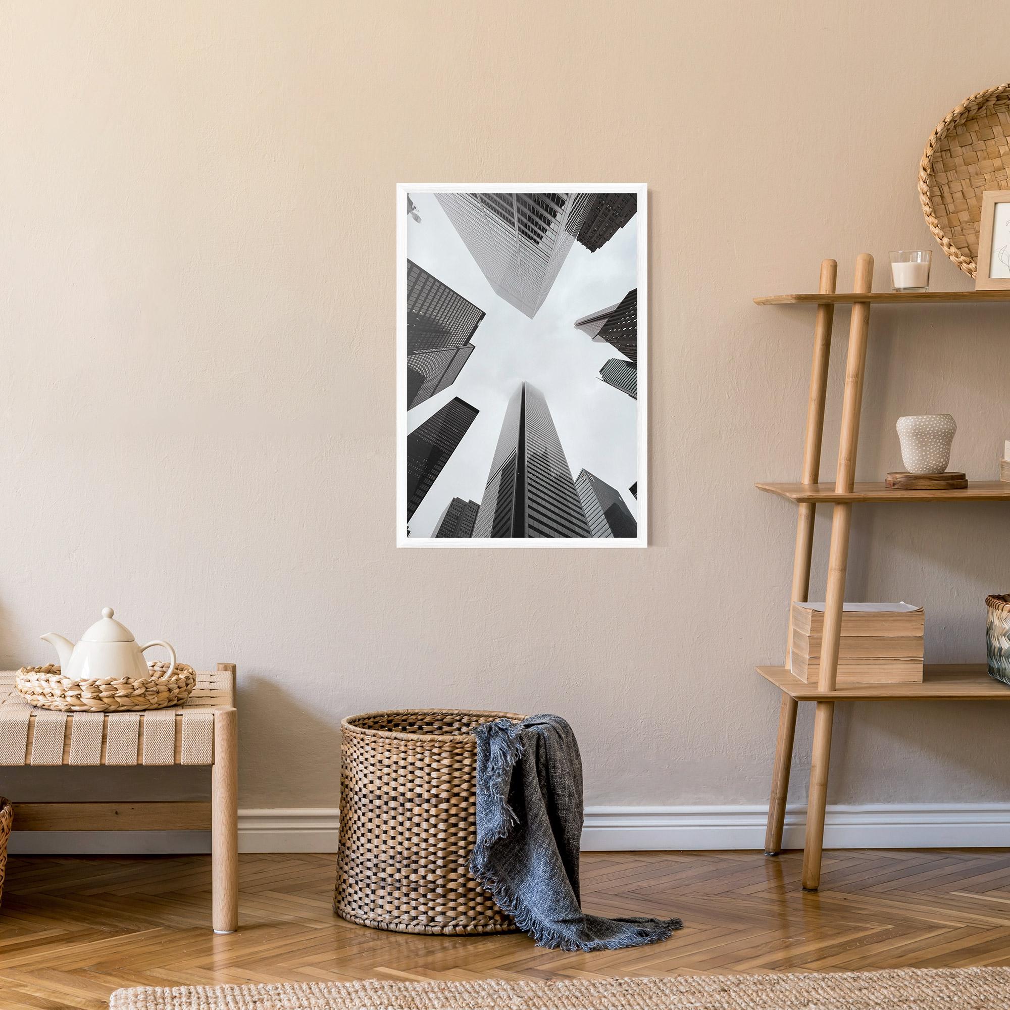 Poster Înrămat High Grey Building mockup 9