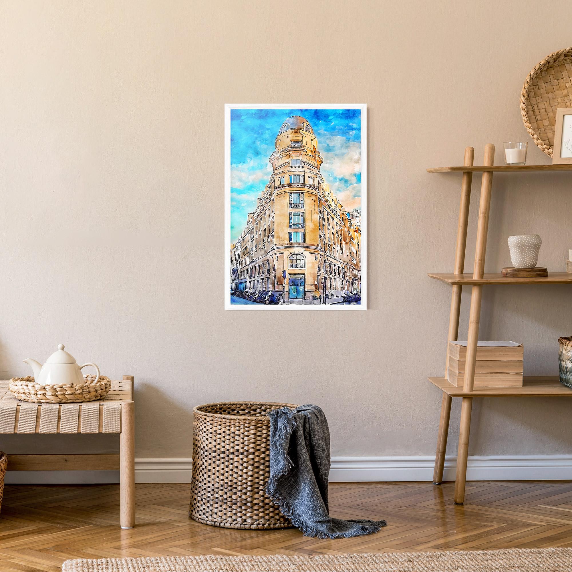 Poster Înrămat Paris Painting mockup 9