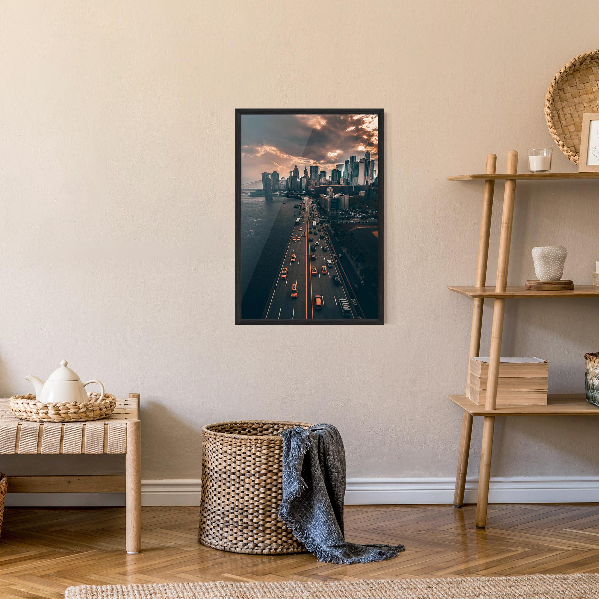 Poster Înrămat Above City mockup 9