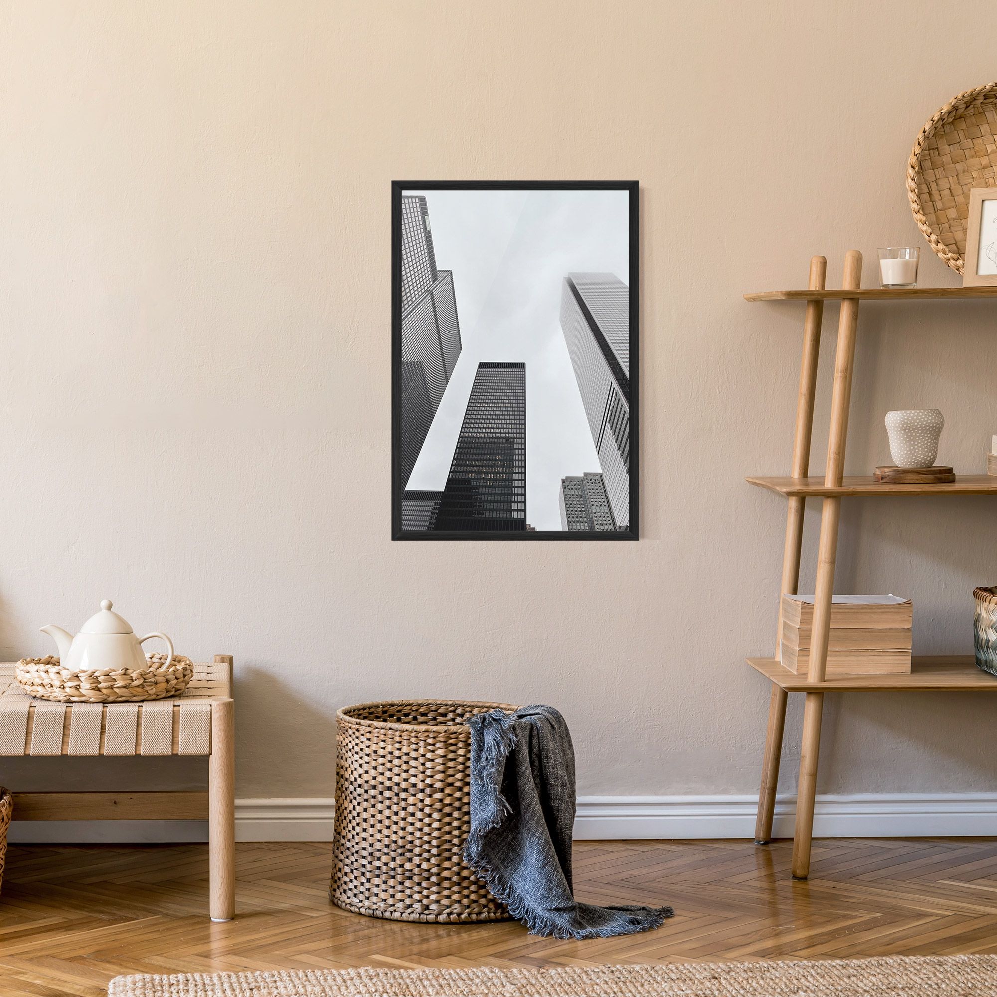 Grey High Building mockup 9