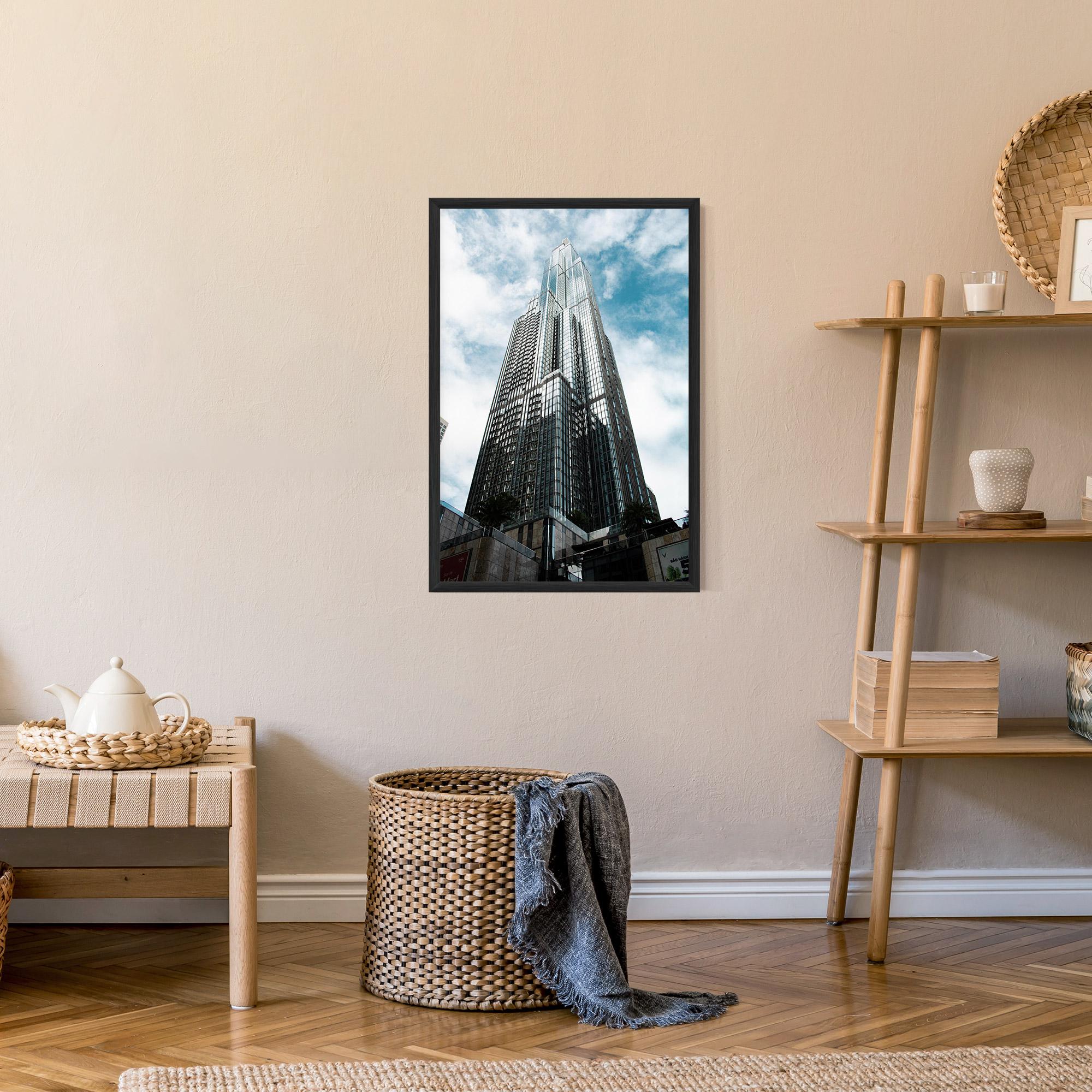Poster Înrămat High Building Sky mockup 9