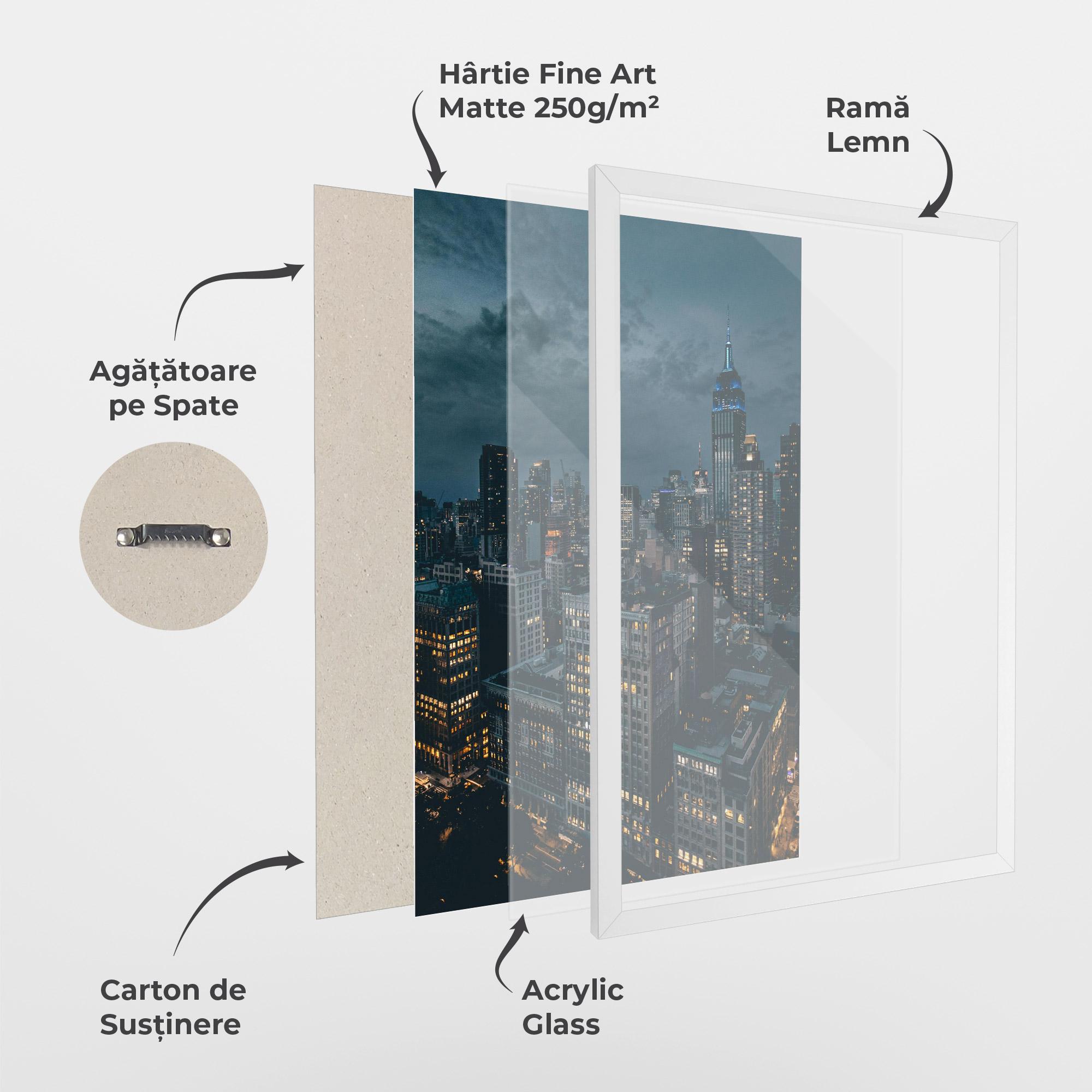 Poster Înrămat City Night mockup 1