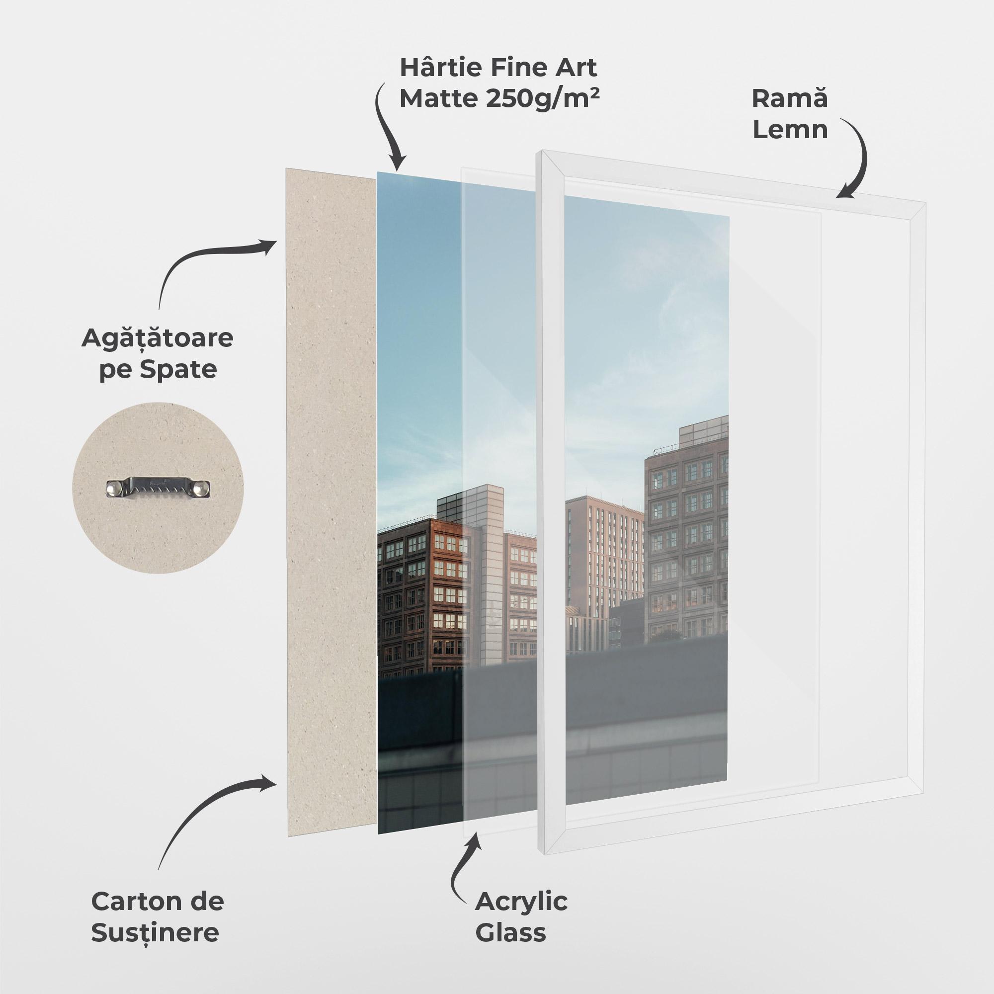 Poster Înrămat Daylight Building mockup 1
