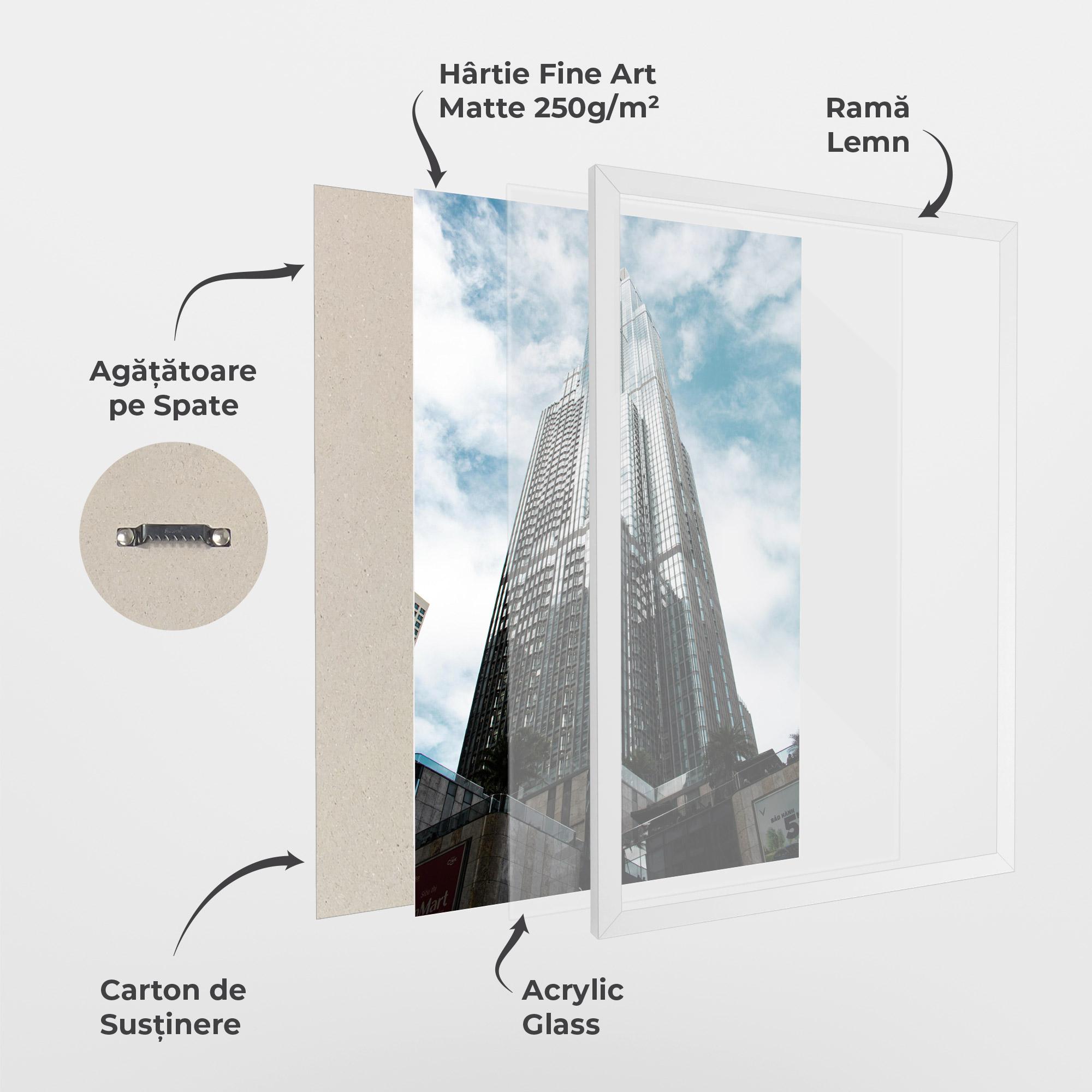 Poster Înrămat High Building Sky mockup 1
