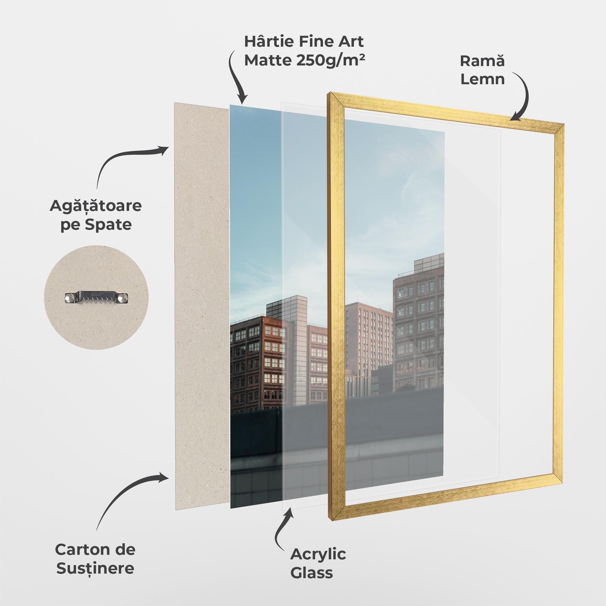 Poster Înrămat Daylight Building mockup 1