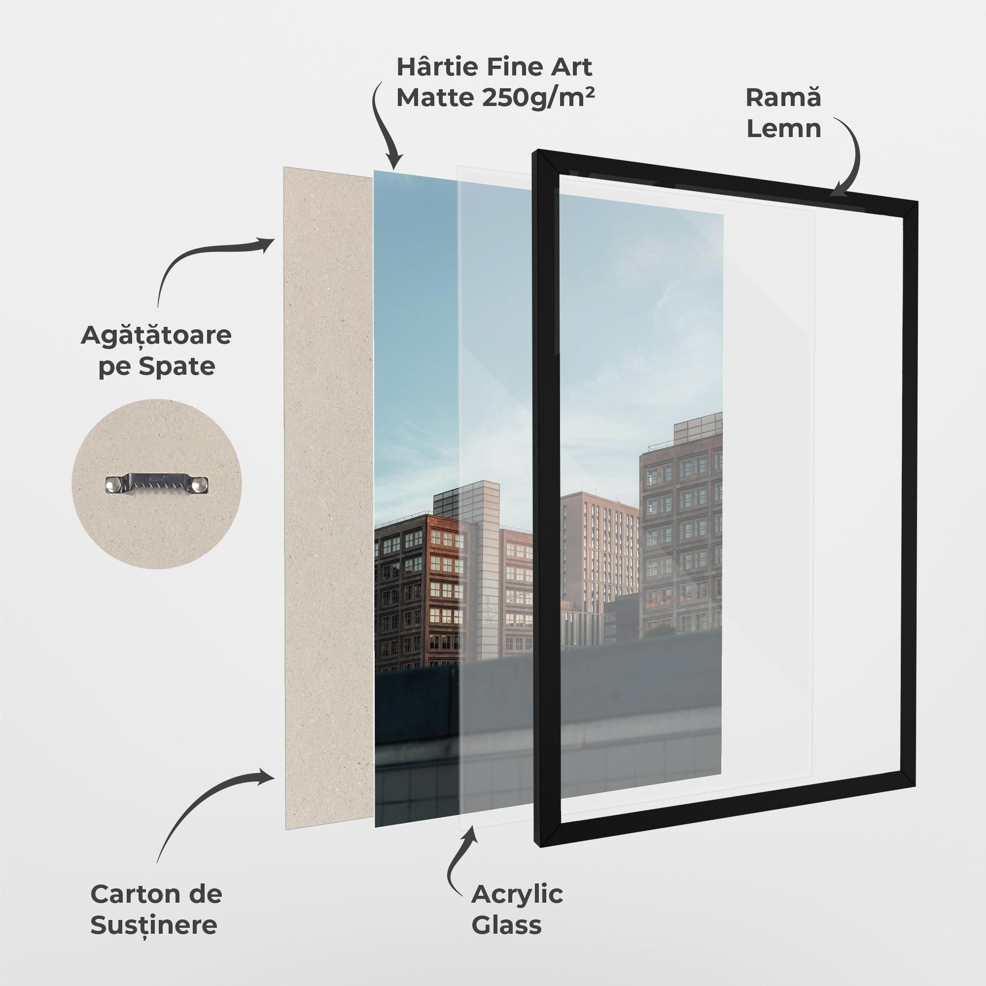 Poster Înrămat Daylight Building mockup 1