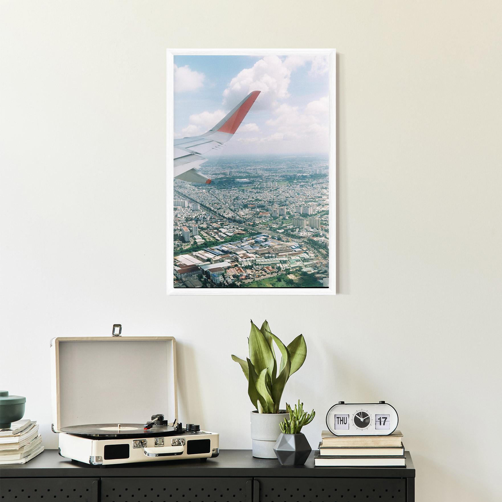 Poster Înrămat Airplane View mockup 2