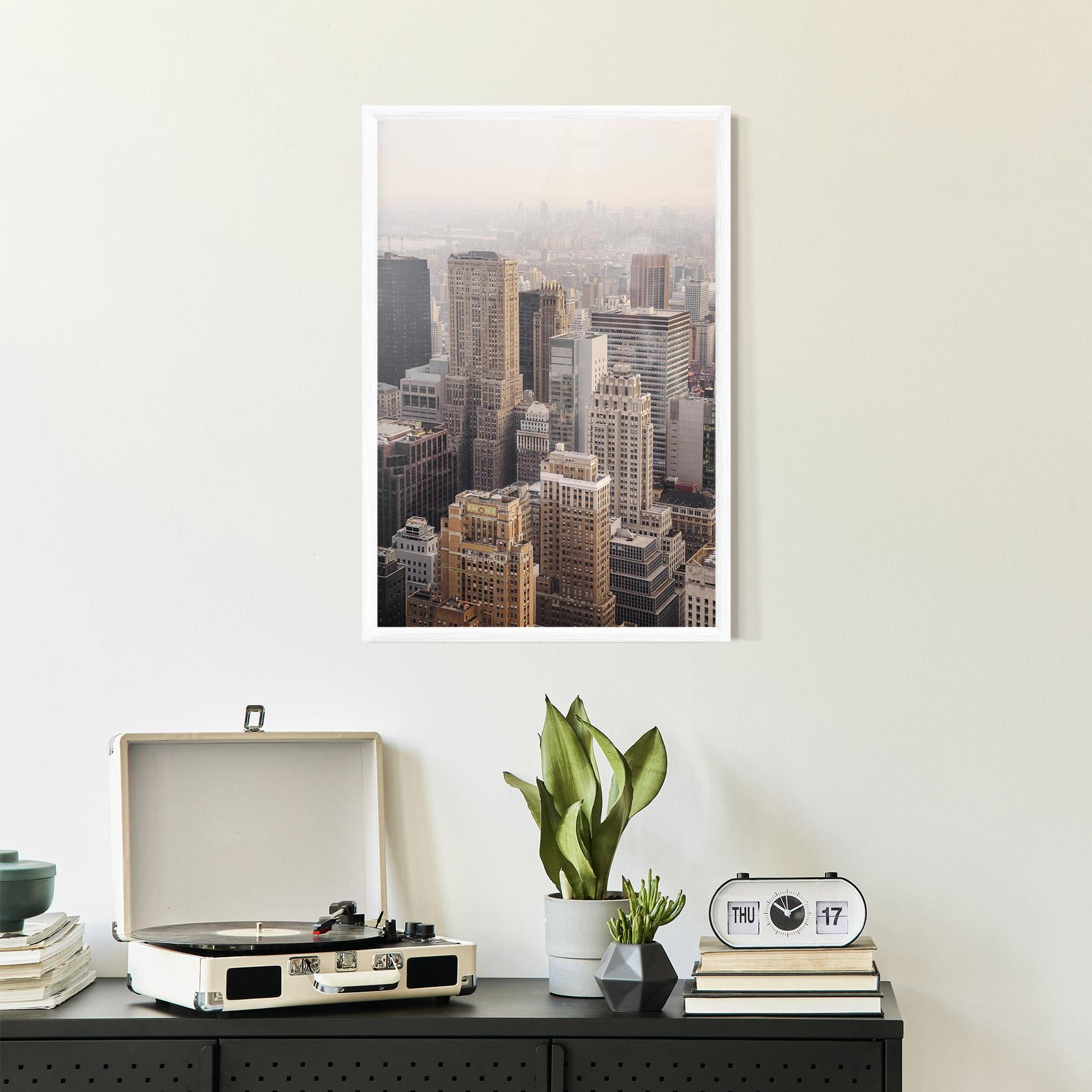 Poster Înrămat Cream Tower mockup 2