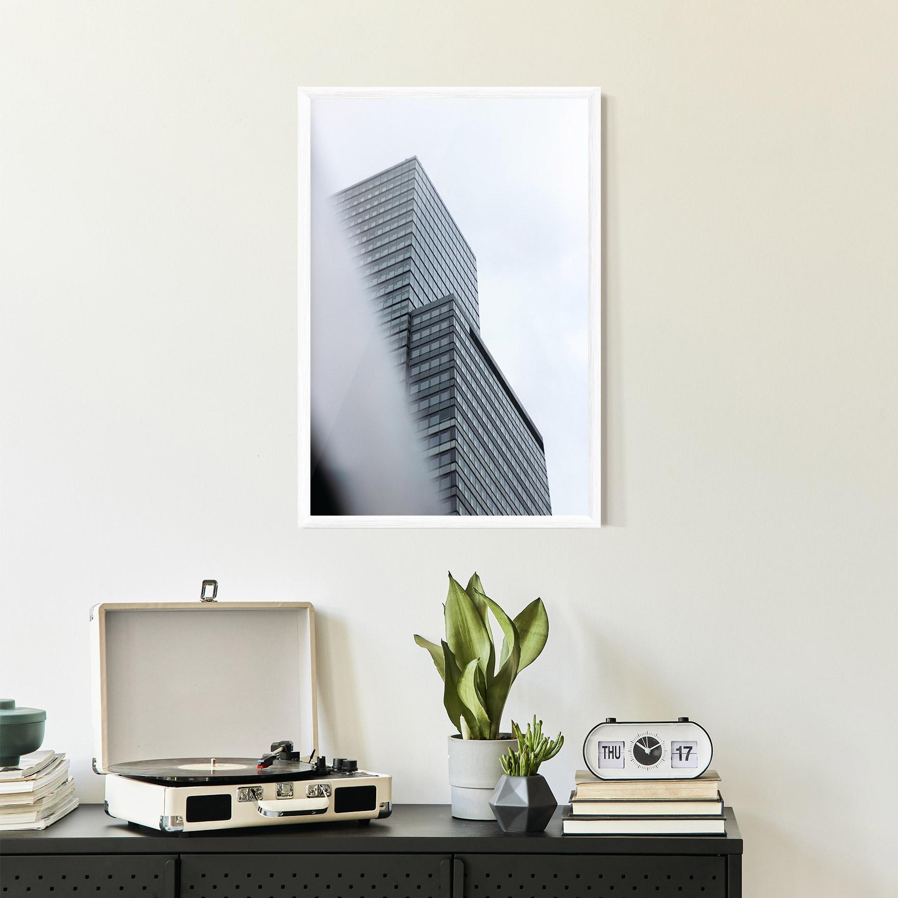 Poster Înrămat Grey White Building mockup 2