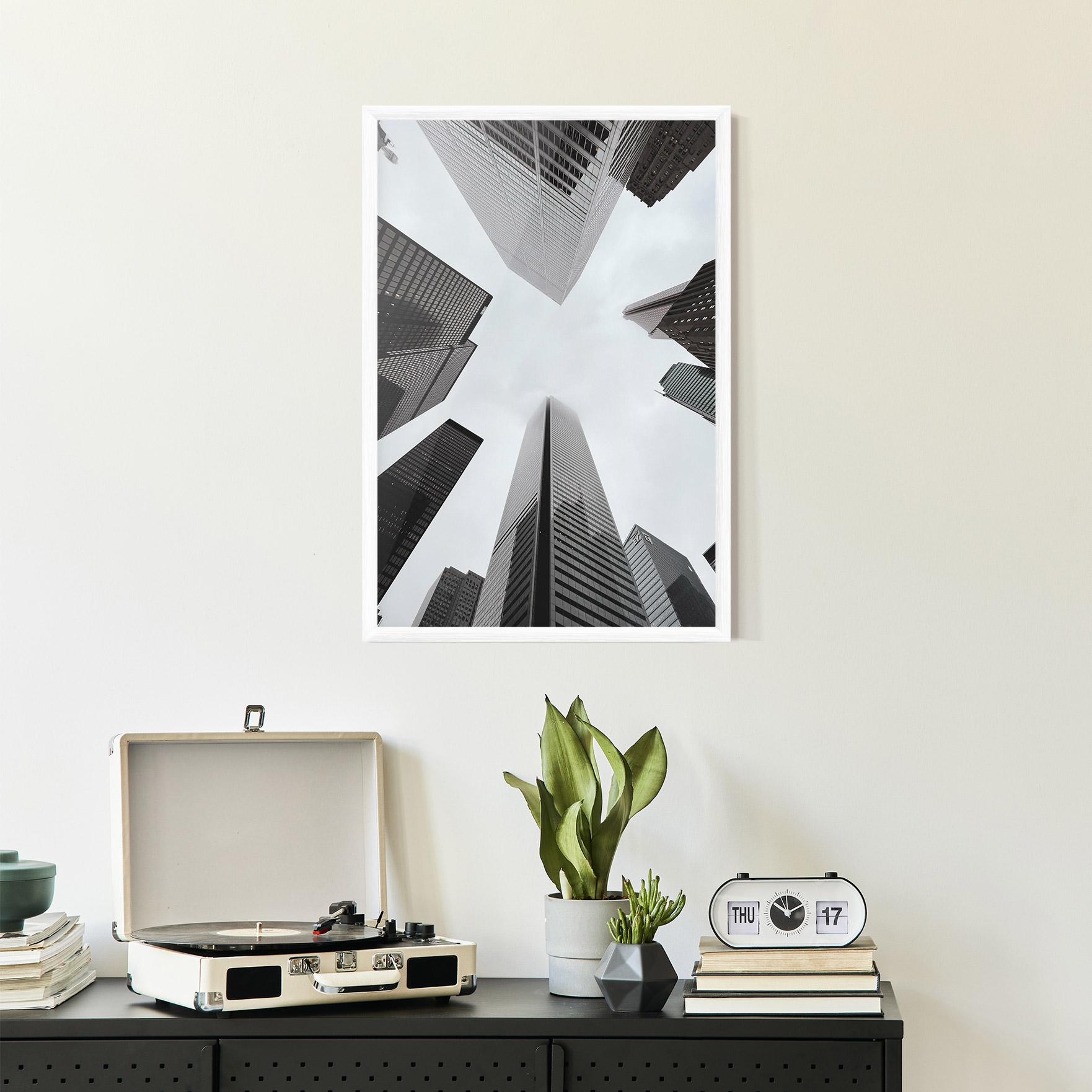 Poster Înrămat High Grey Building mockup 2