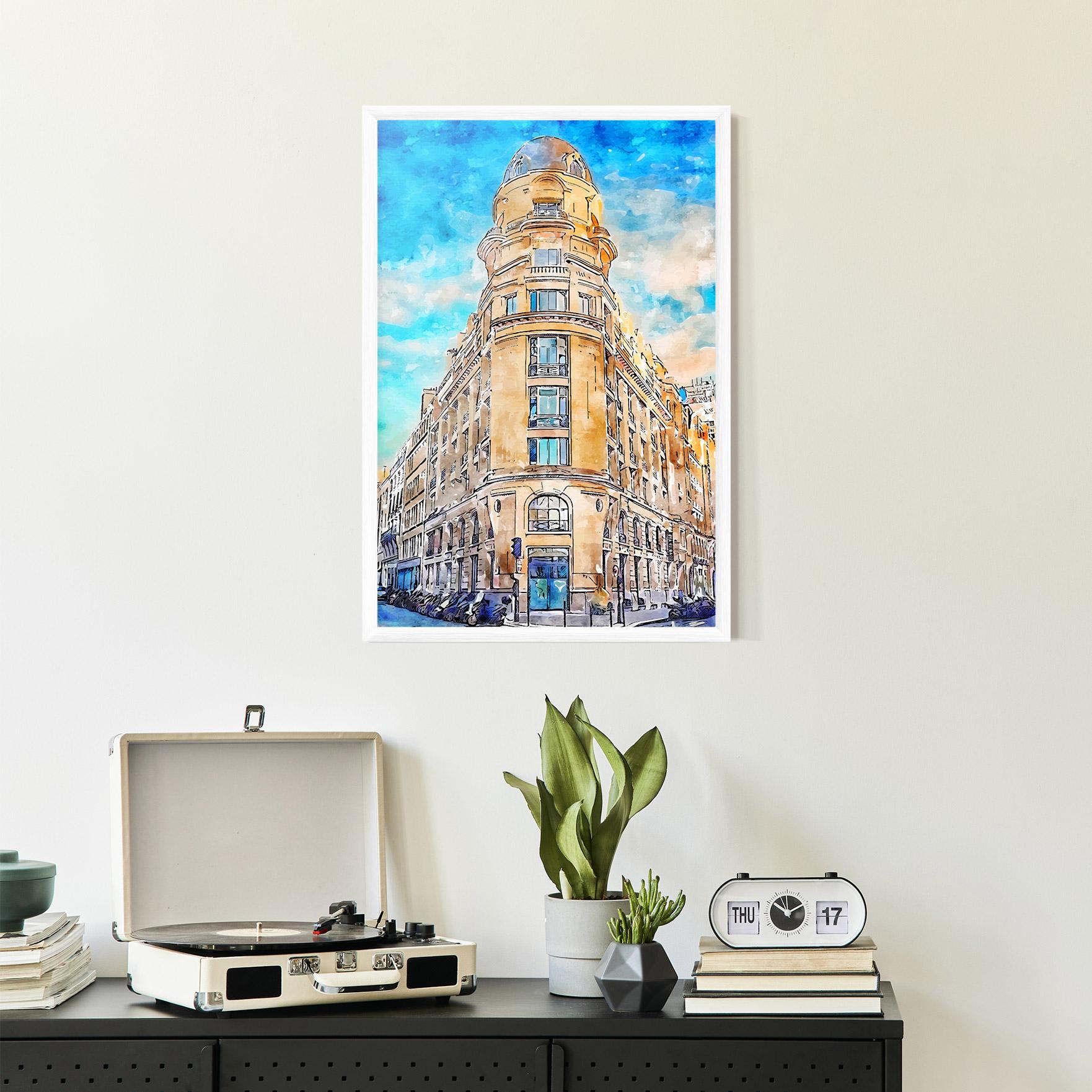 Poster Înrămat Paris Painting mockup 2