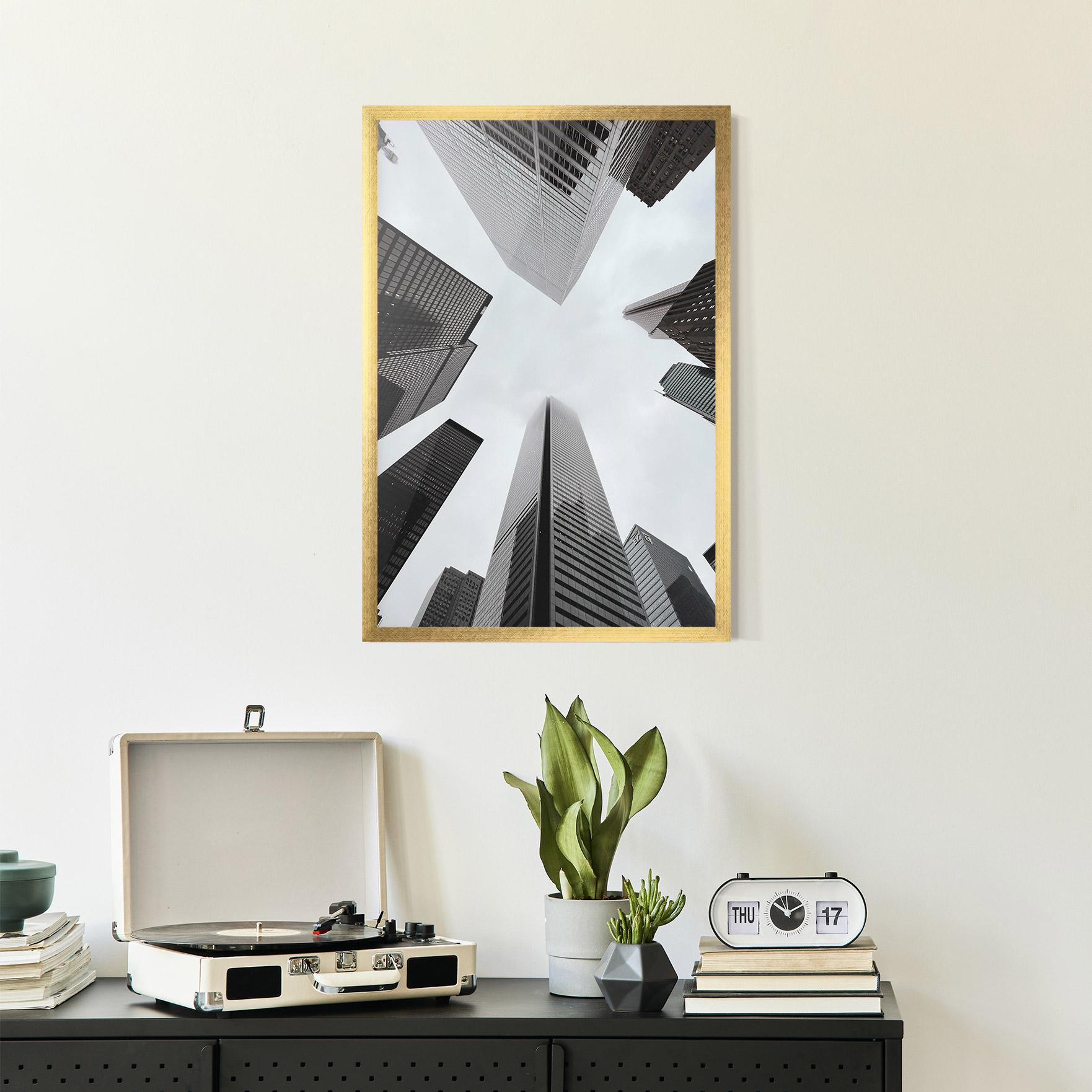 Poster Înrămat High Grey Building mockup 2