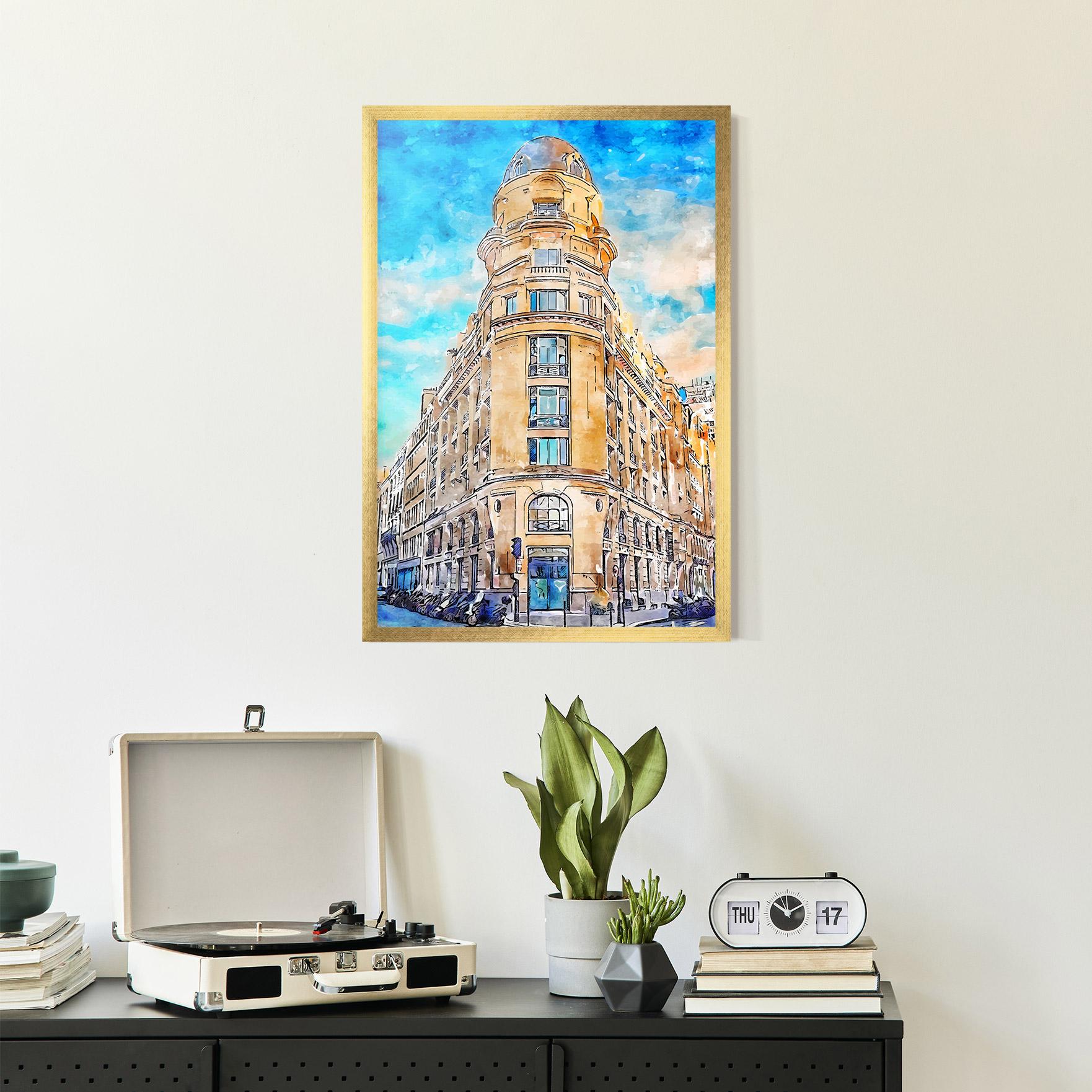Poster Înrămat Paris Painting mockup 2