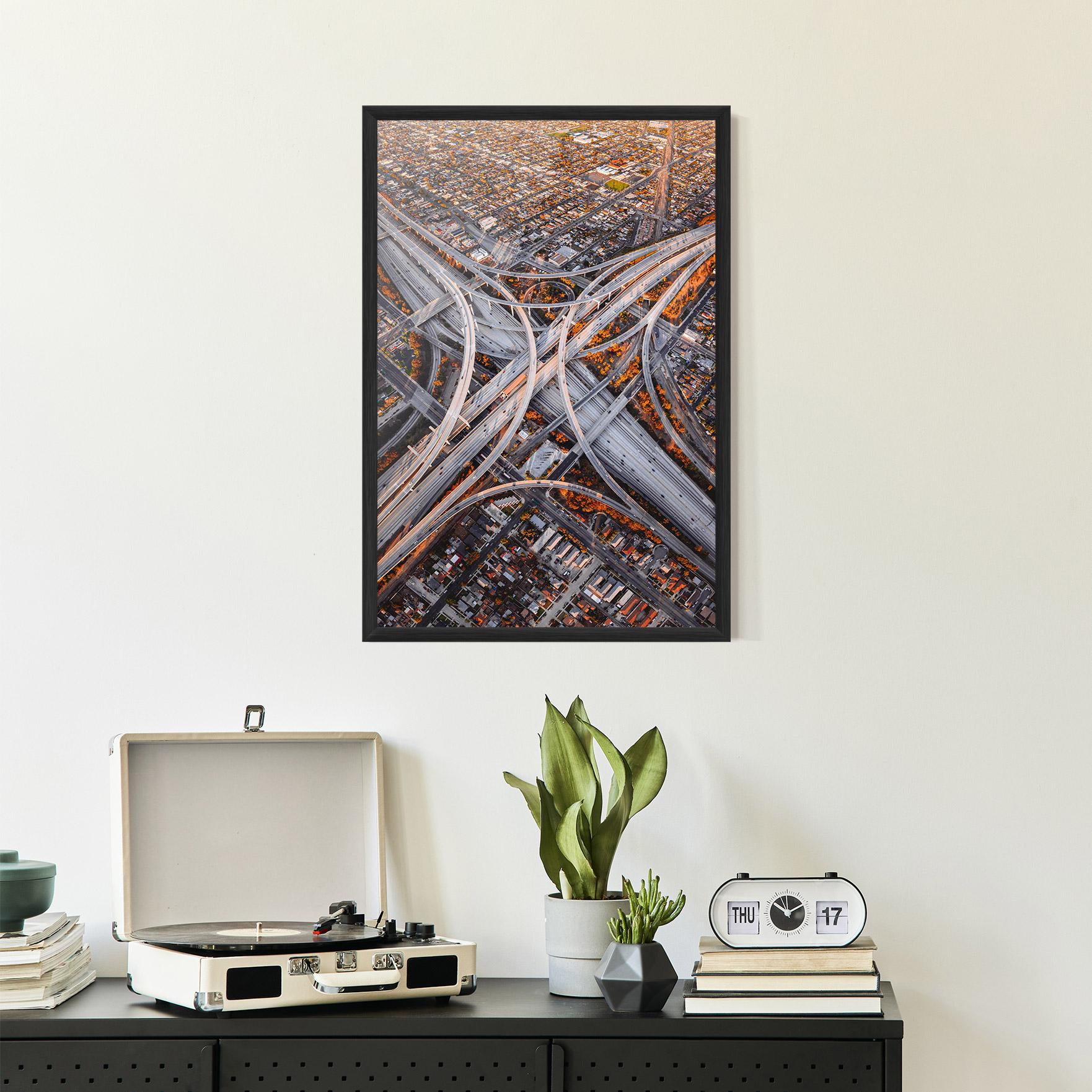 Poster Înrămat Big Road City mockup 2