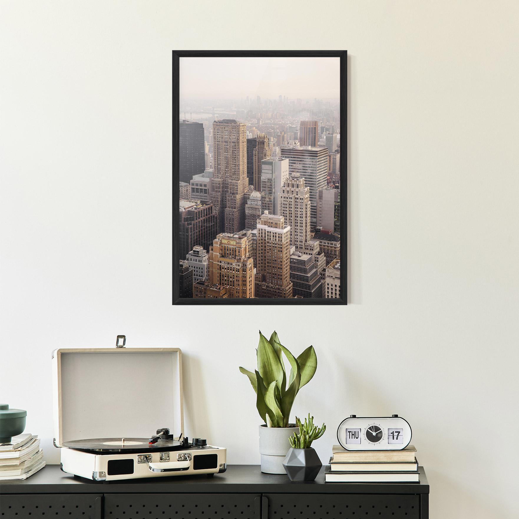 Poster Înrămat Cream Tower mockup 2