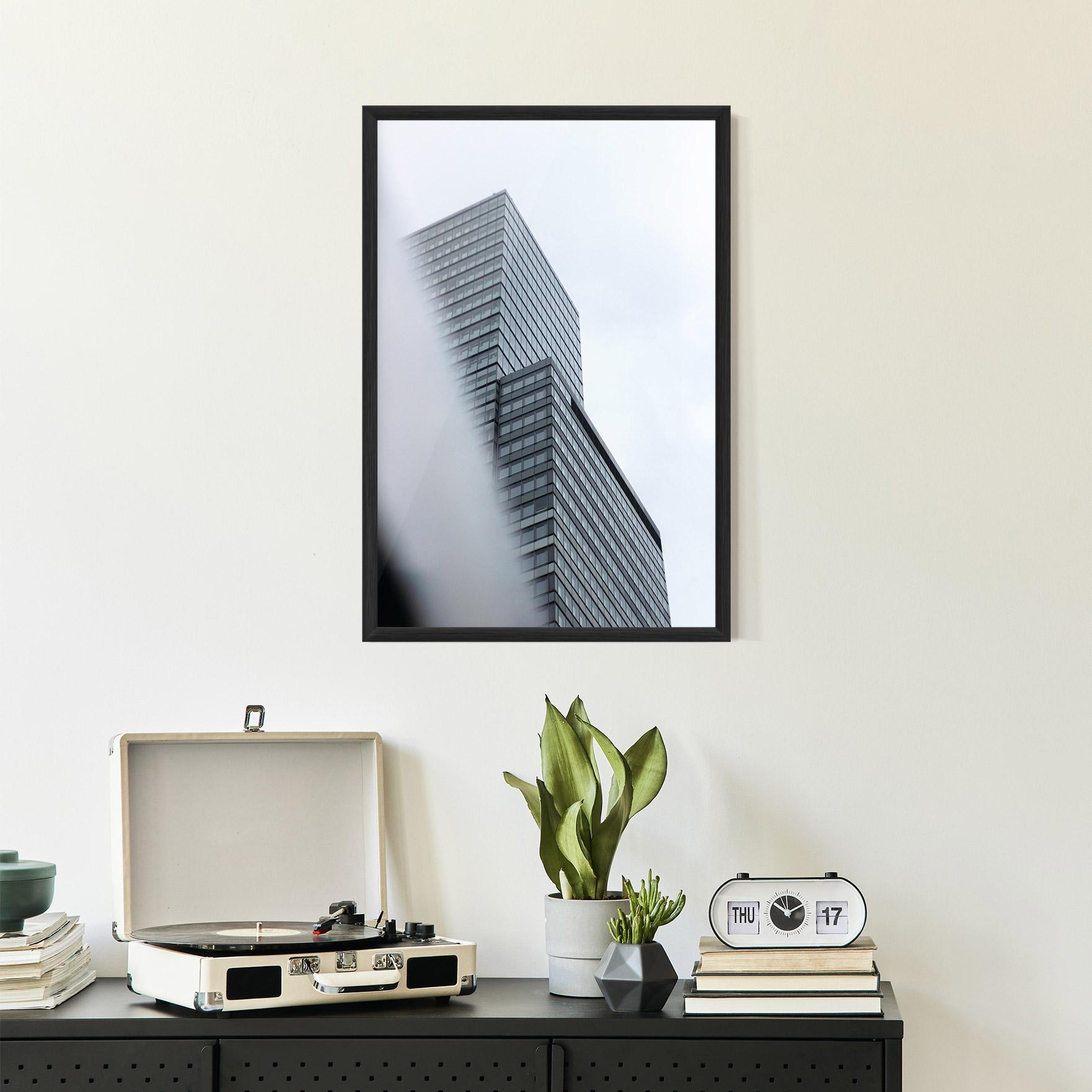 Poster Înrămat Grey White Building mockup 2