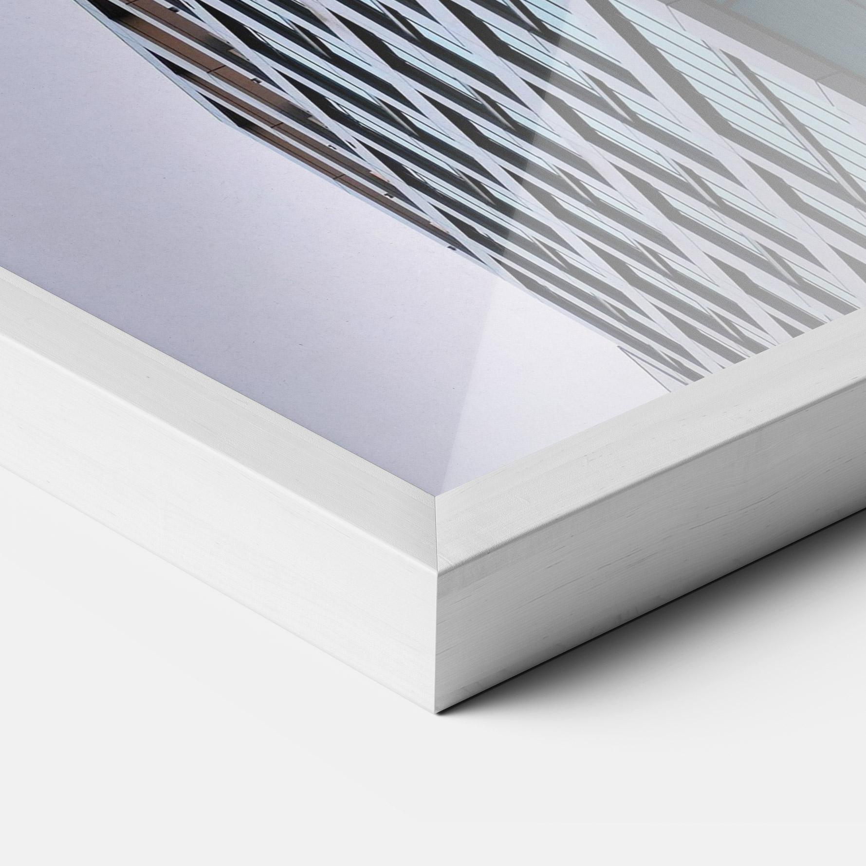 Poster Înrămat Blue Glass Building mockup 3