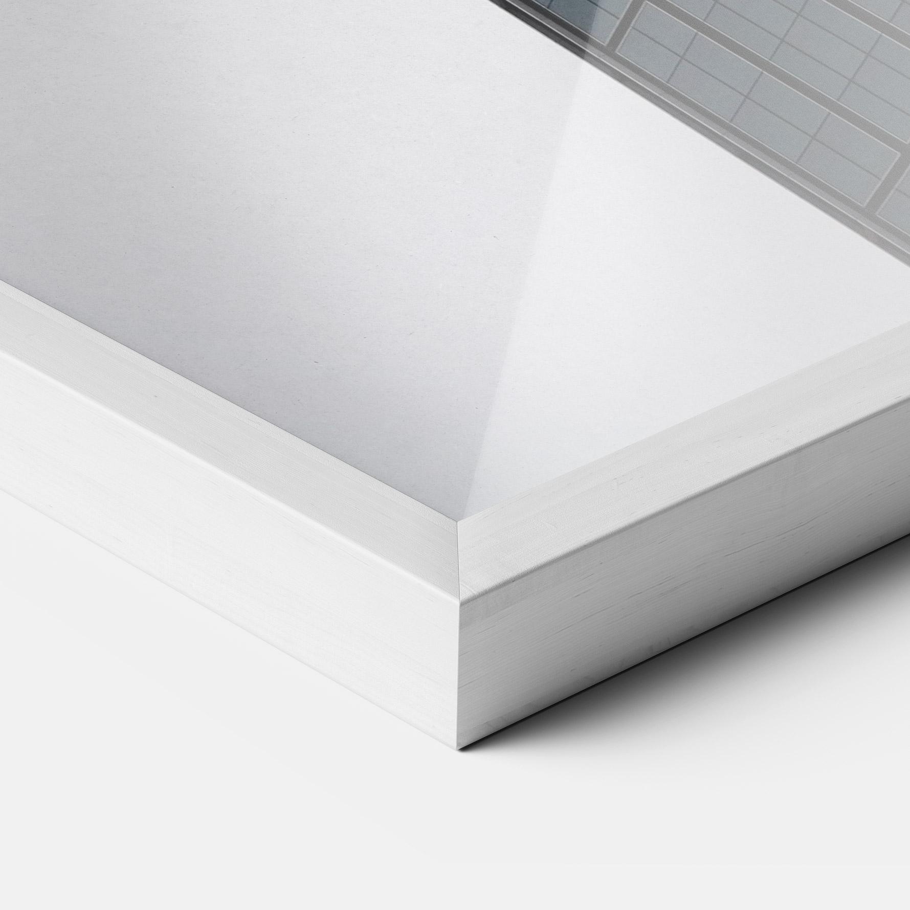 Poster Înrămat Foggy High Building mockup 3