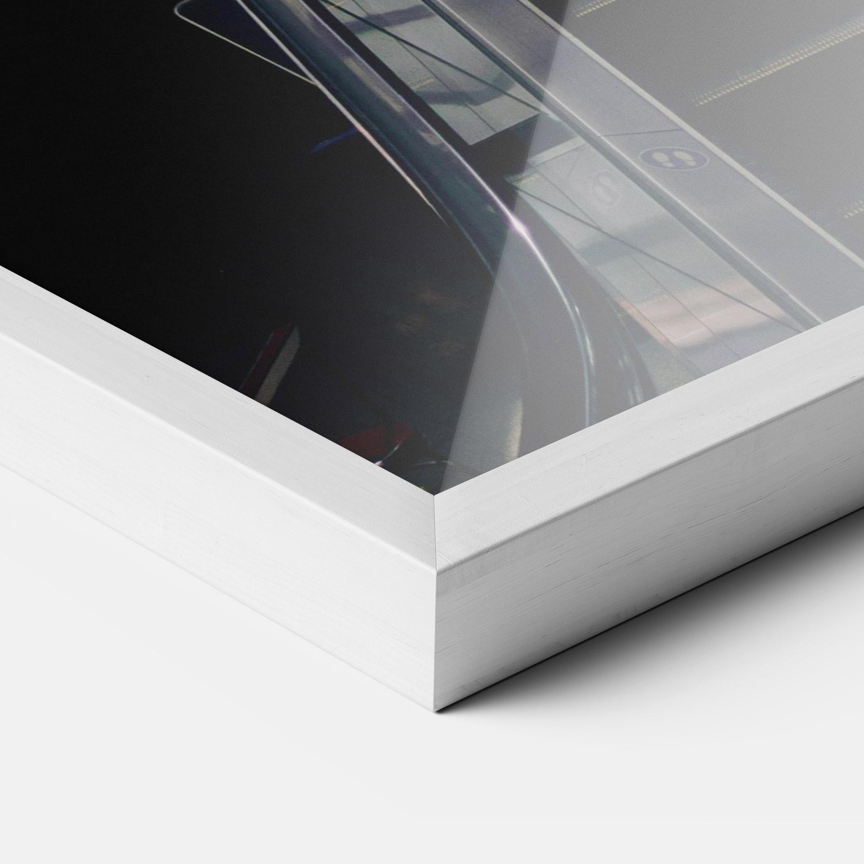 Poster Înrămat Grey Stairs Building mockup 3