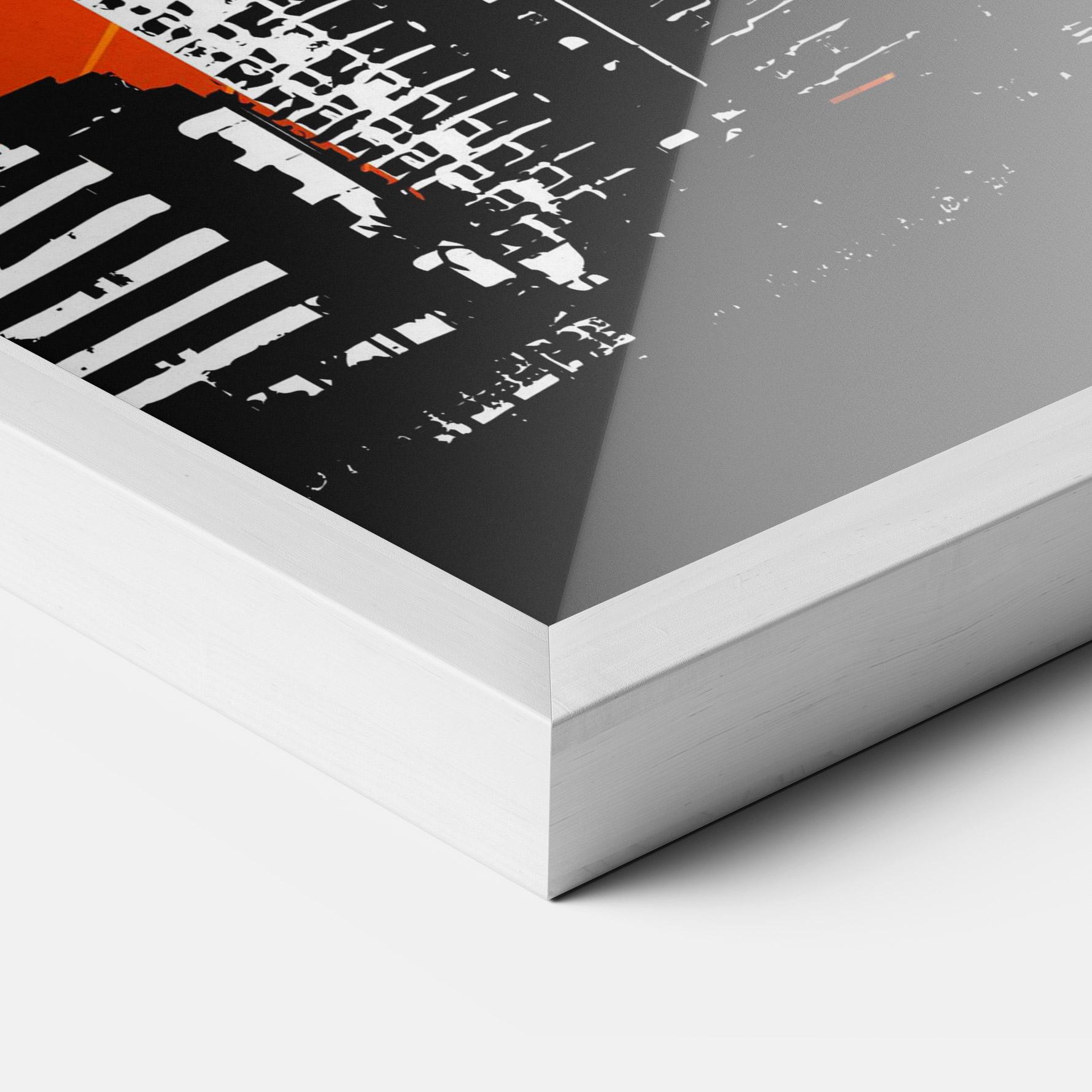 Poster Înrămat Sunset Building mockup 3