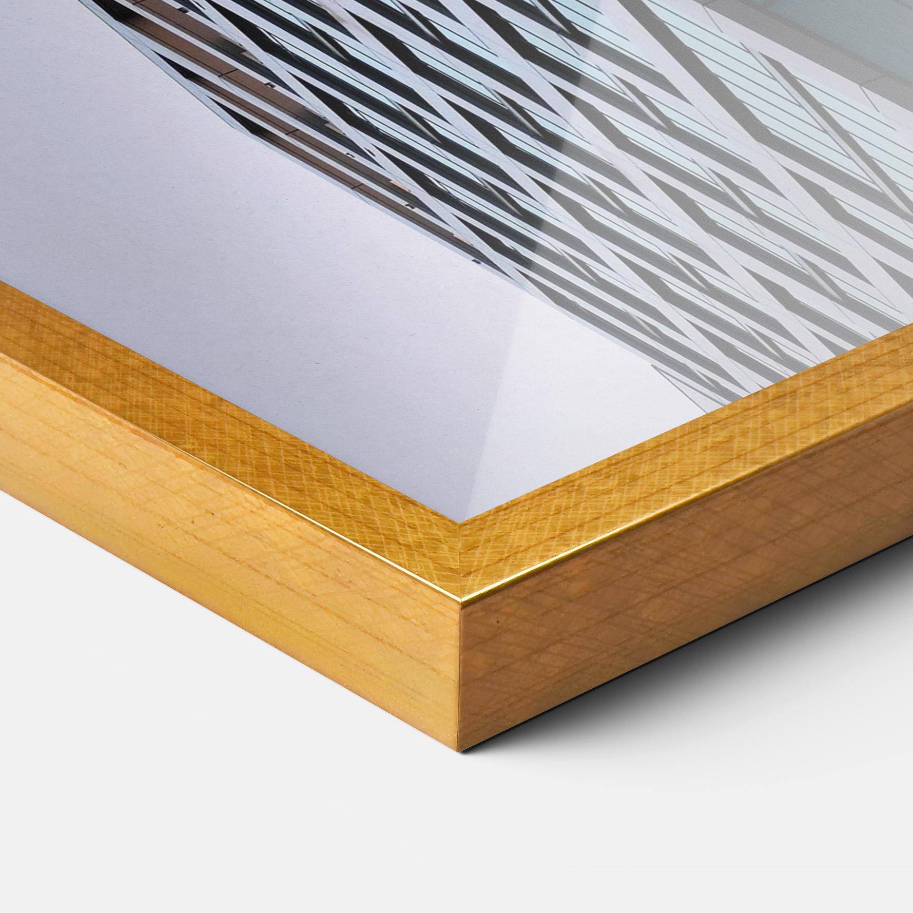 Poster Înrămat Blue Glass Building mockup 3