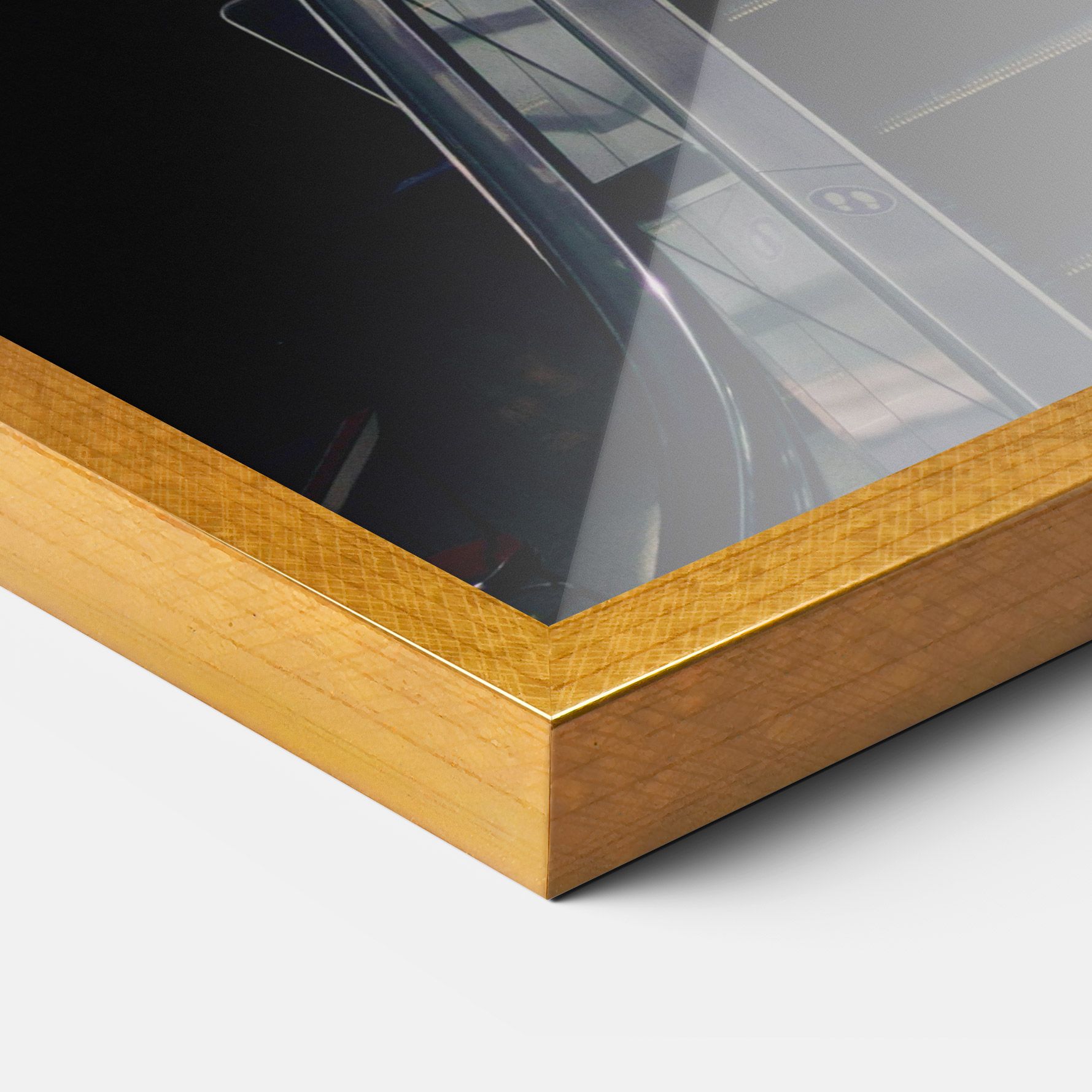 Grey Stairs Building mockup 3