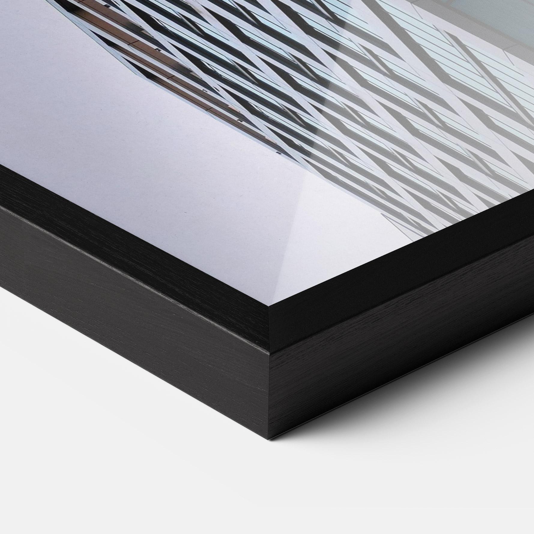 Poster Înrămat Blue Glass Building mockup 3