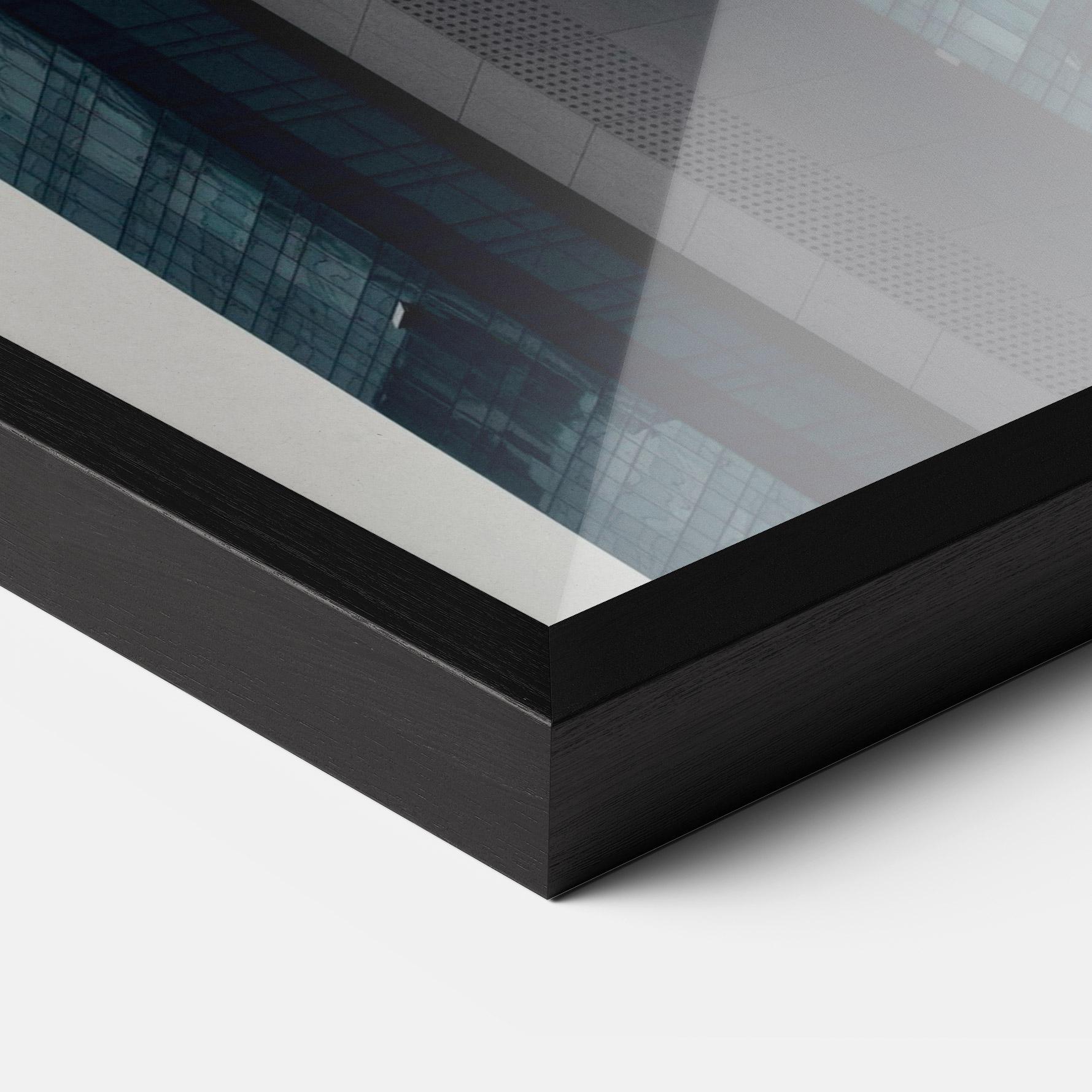 Poster Înrămat Blue High Building mockup 3