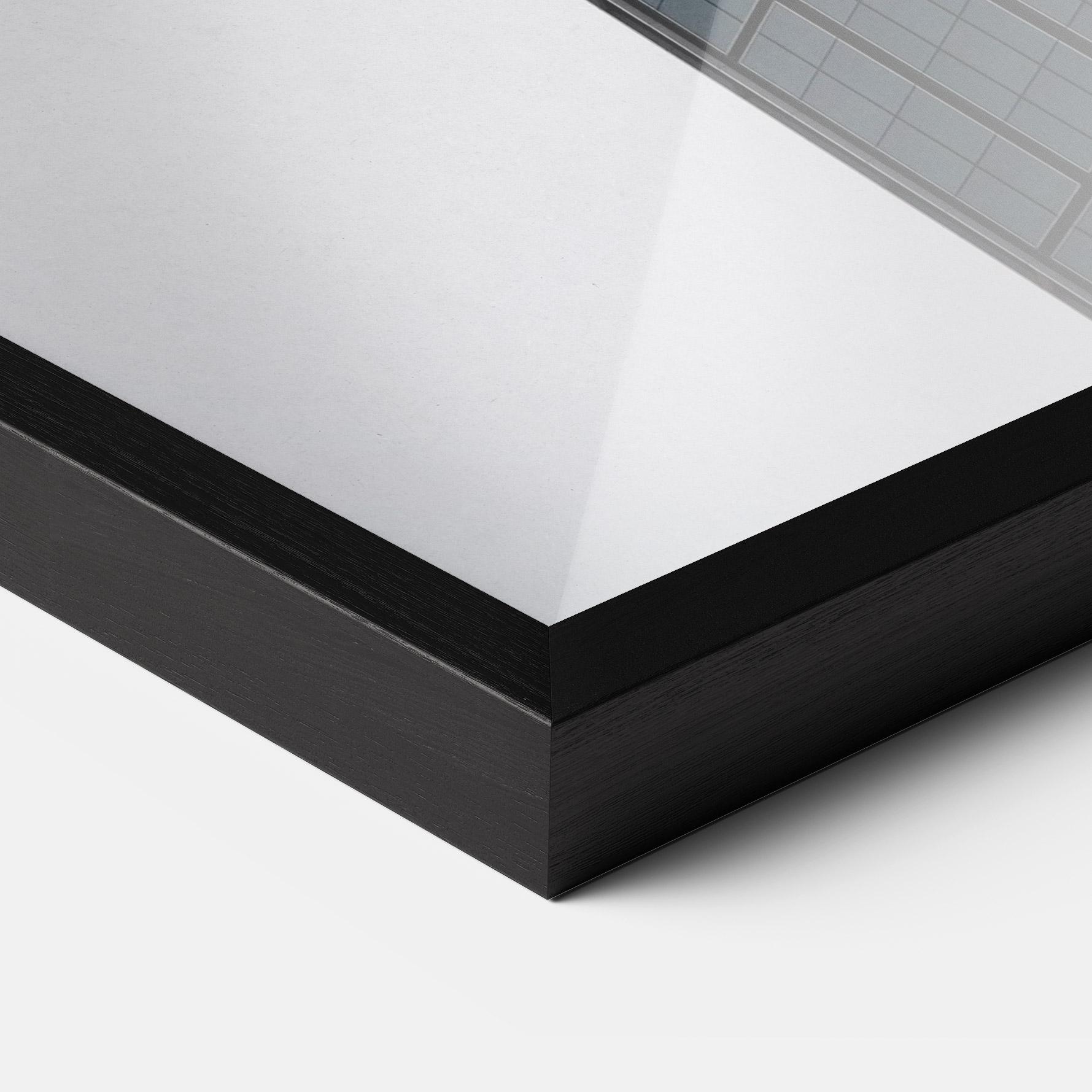 Poster Înrămat Foggy High Building mockup 3