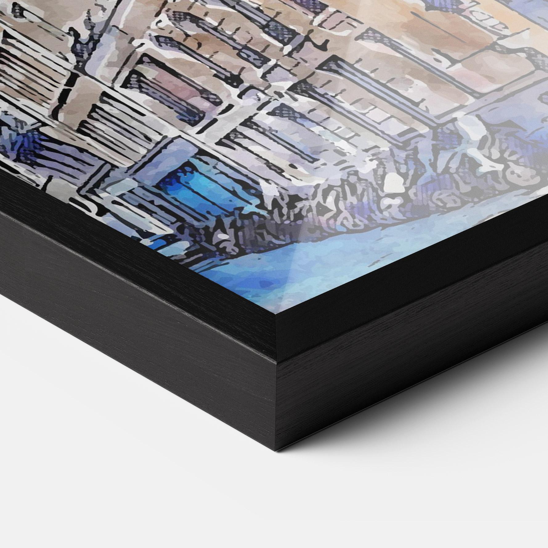 Poster Înrămat Paris Painting mockup 3