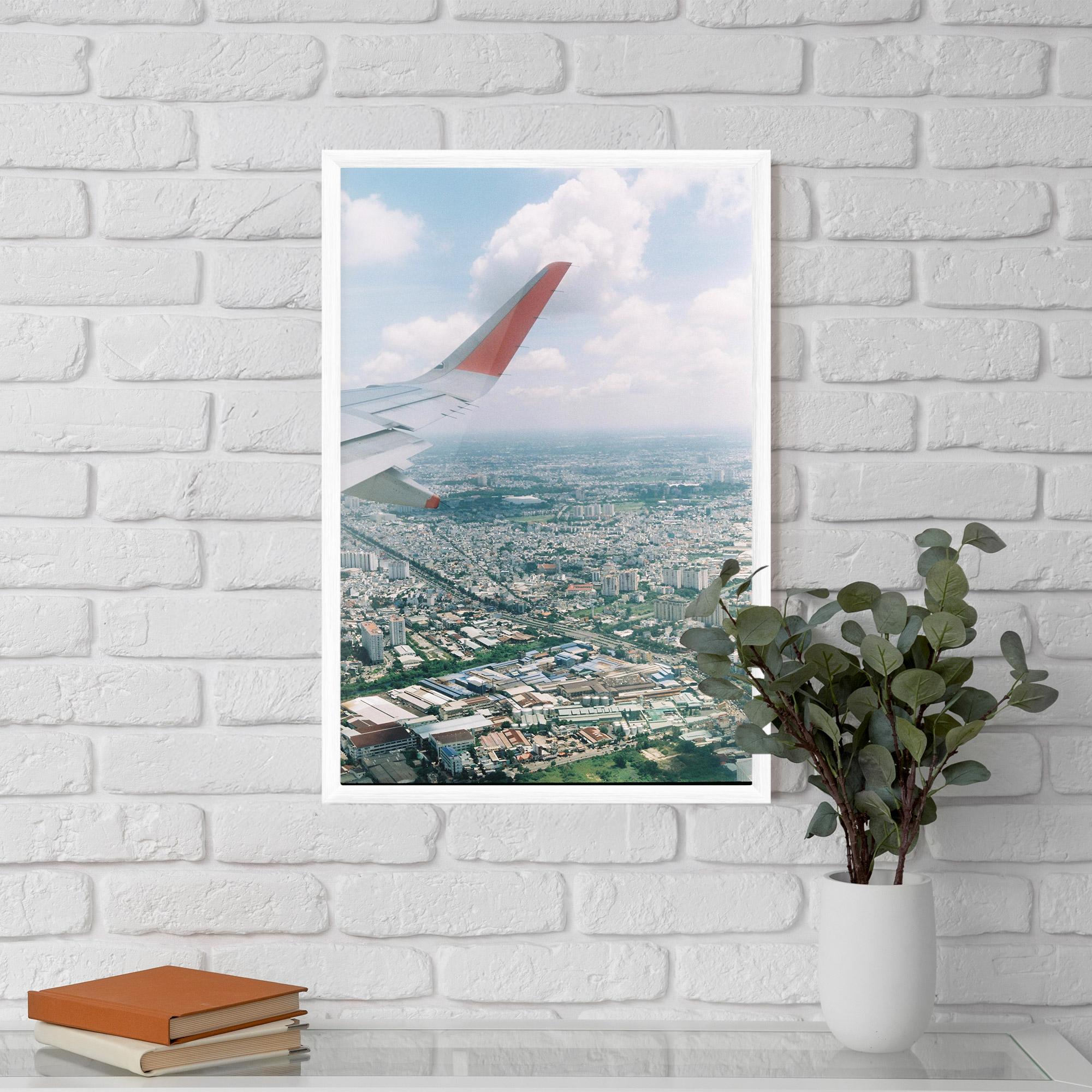 Poster Înrămat Airplane View mockup 5
