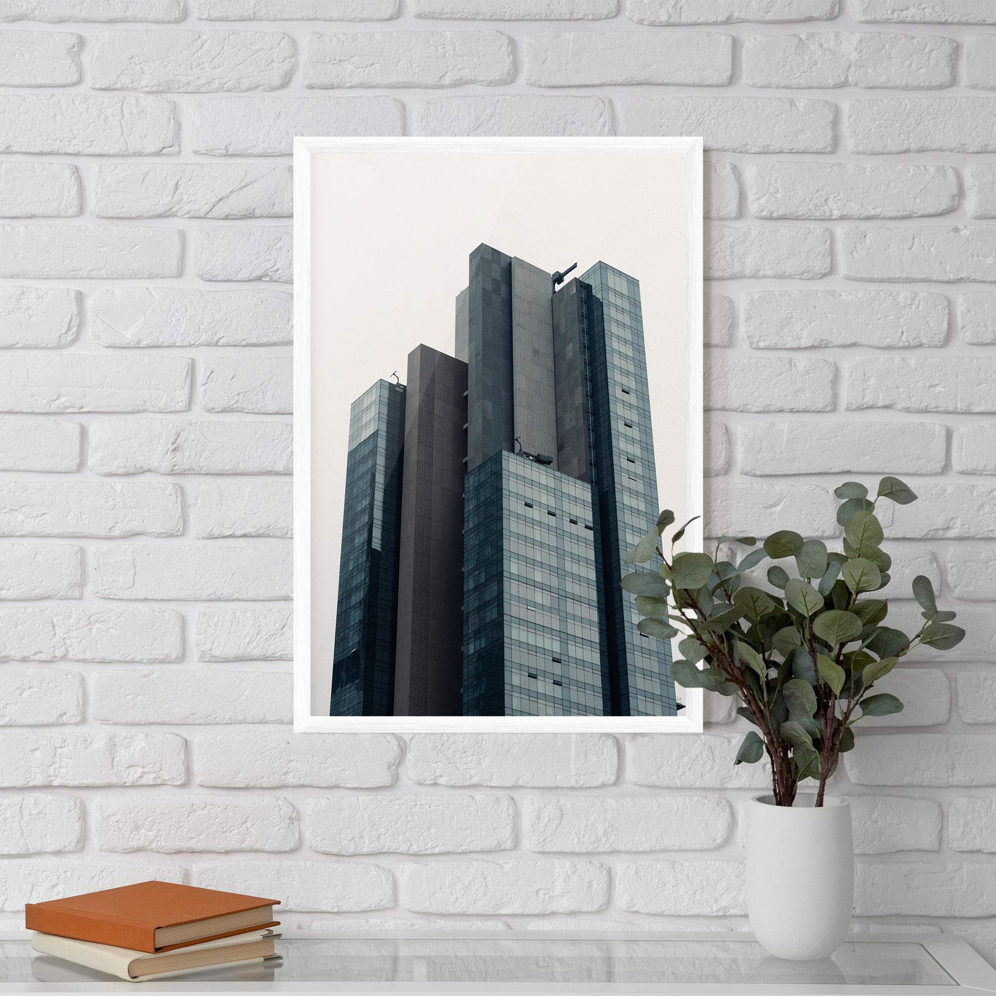 Blue High Building mockup 5