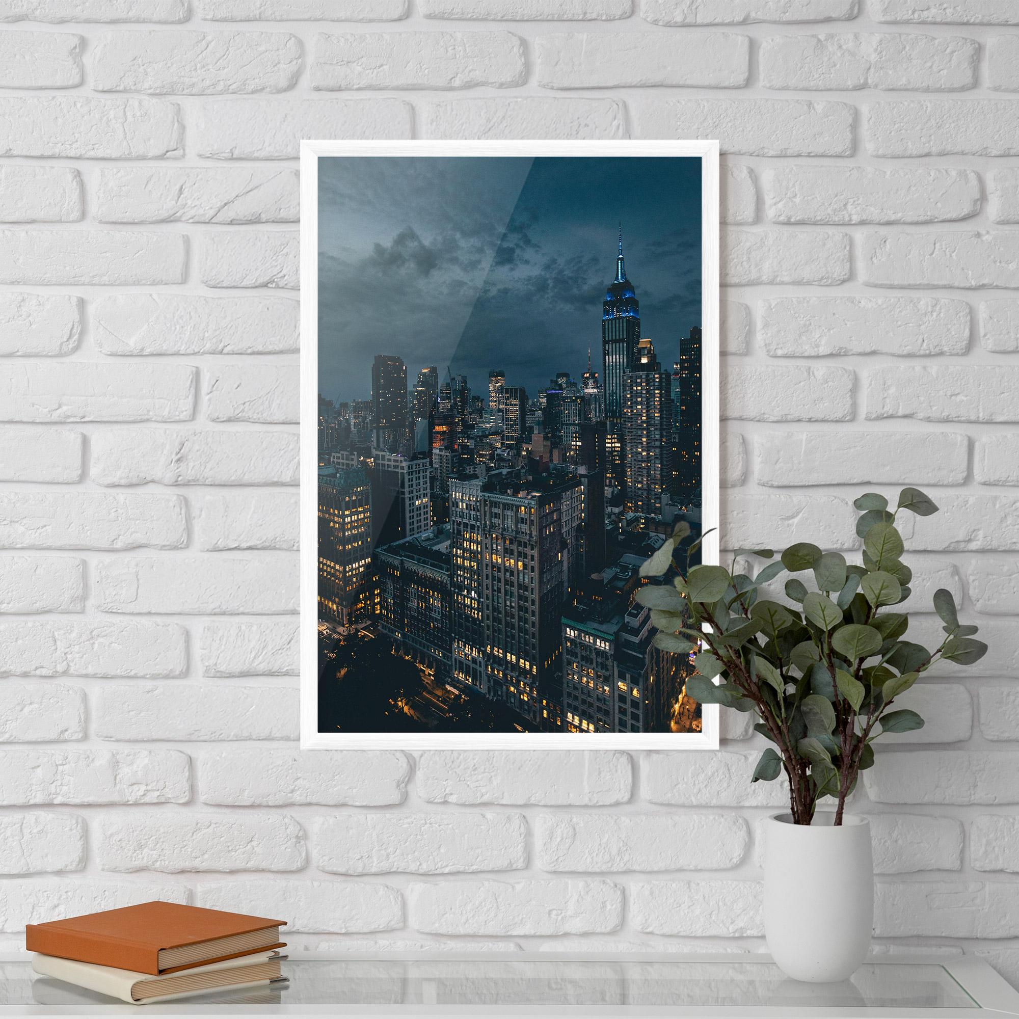 Poster Înrămat City Night mockup 5