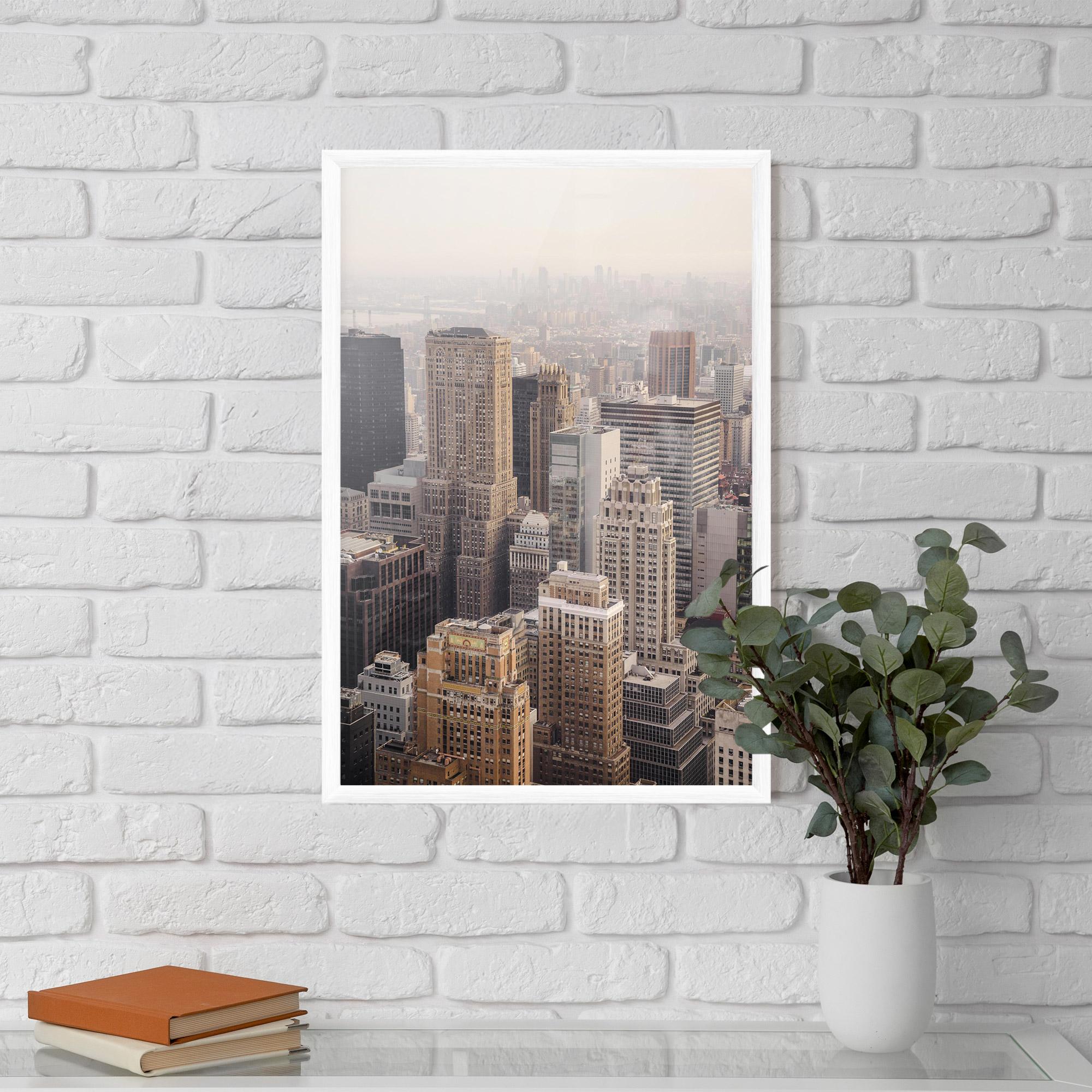 Poster Înrămat Cream Tower mockup 5