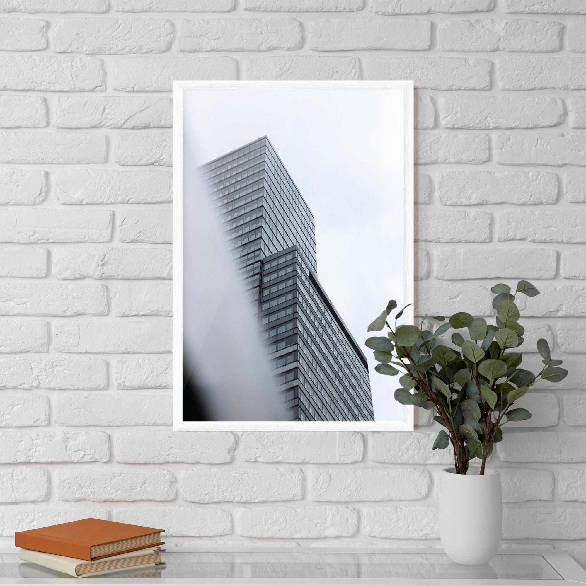 Poster Înrămat Grey White Building mockup 5
