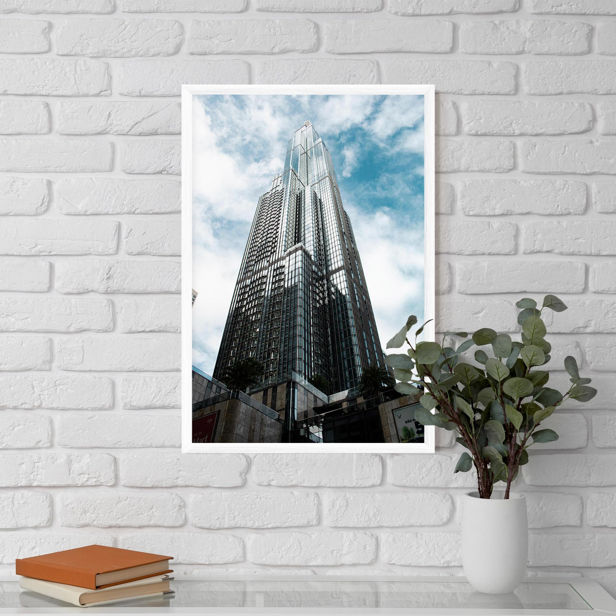 Poster Înrămat High Building Sky mockup 5