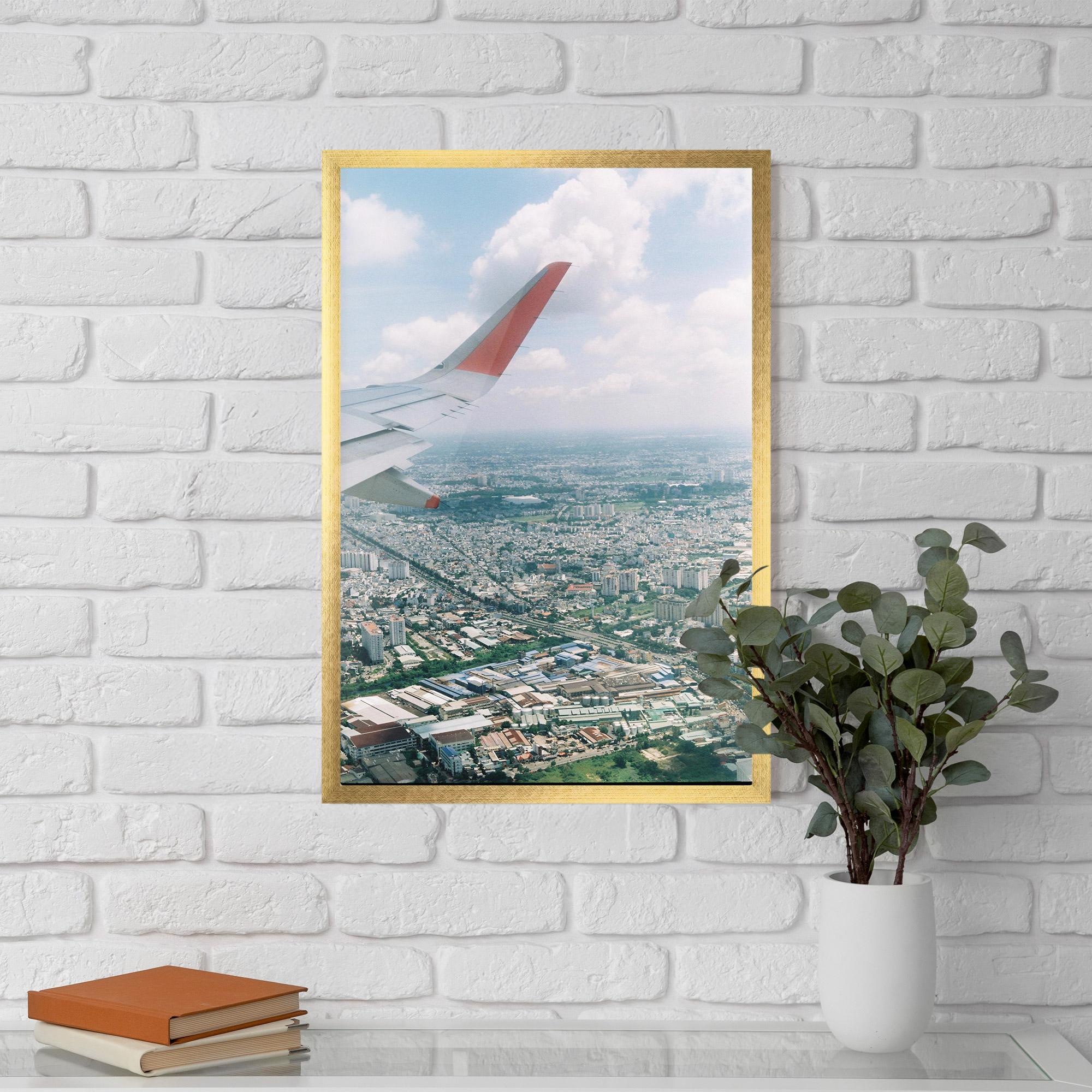 Poster Înrămat Airplane View mockup 5