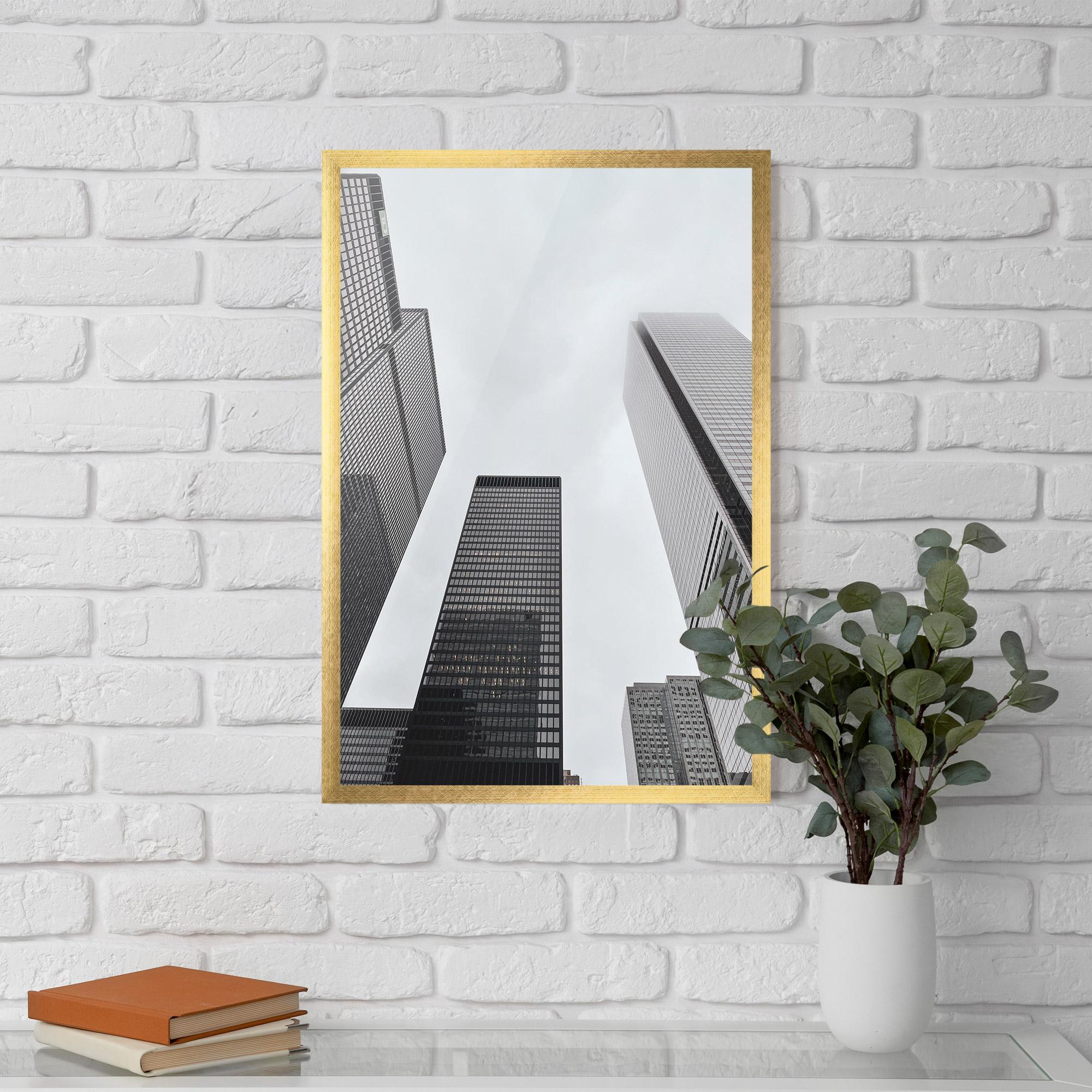 Poster Înrămat Grey High Building mockup 5