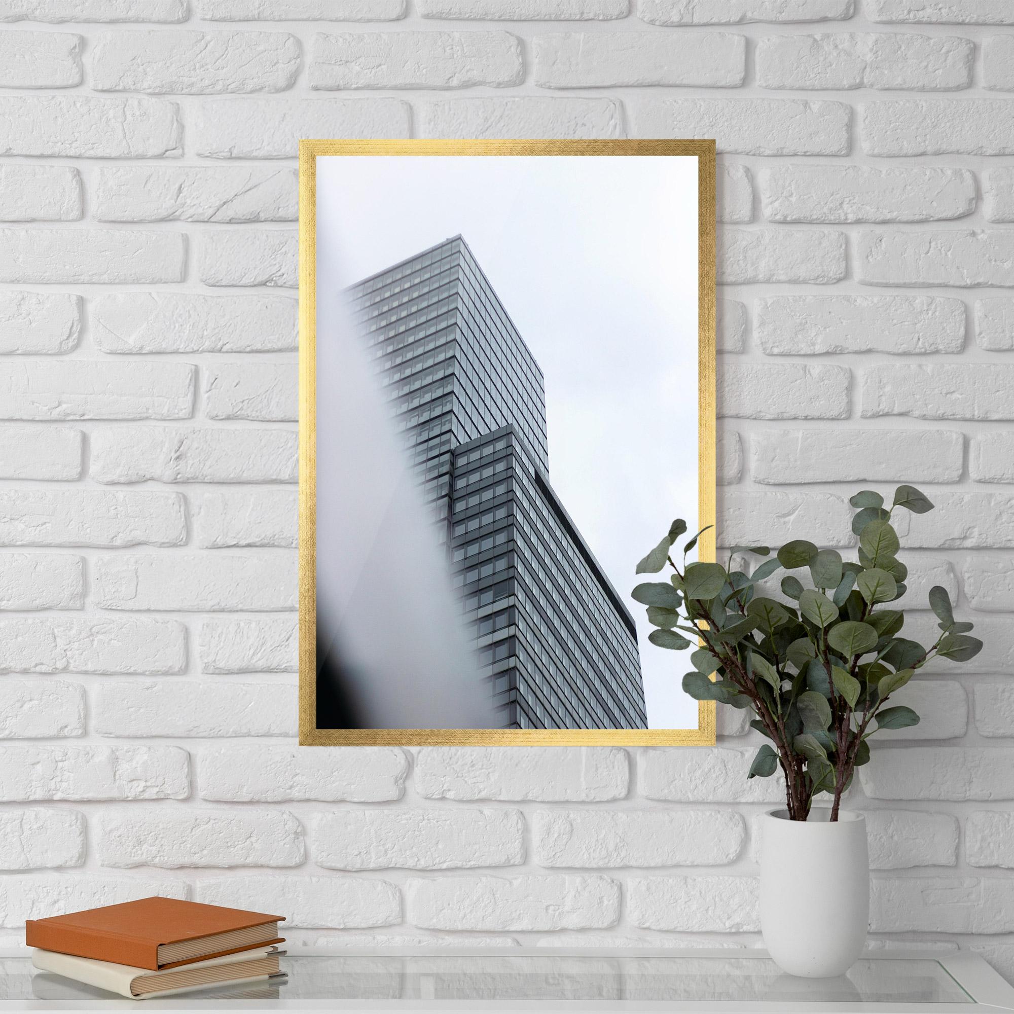 Poster Înrămat Grey White Building mockup 5